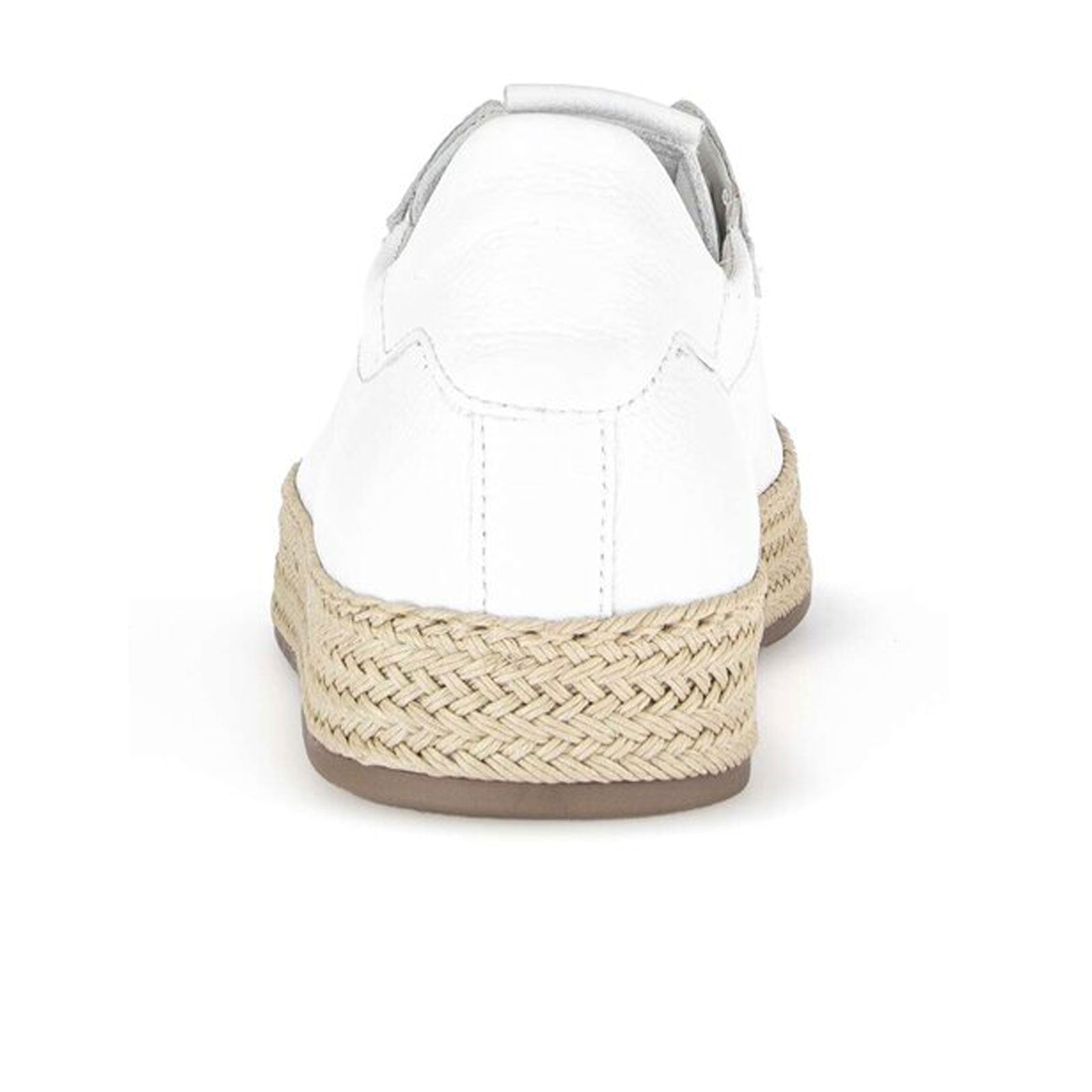 Gabor 63270 Women's Braided Jute Sneakers - Cervo/White/Jute | Comfortable Casual Shoes for Walking, Travel & Everyday Wear