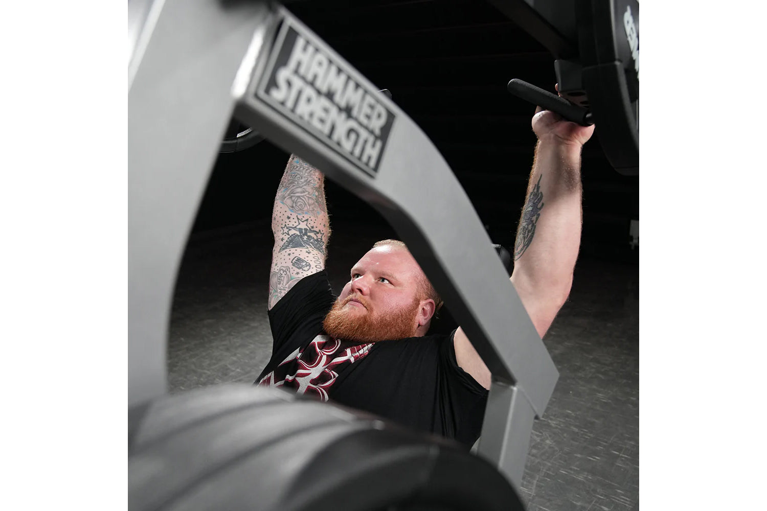 Hammer Strength Plate Loaded Iso-Lateral Shoulder Press Machine - Commercial Gym Equipment for Shoulder Workouts & Strength Training
