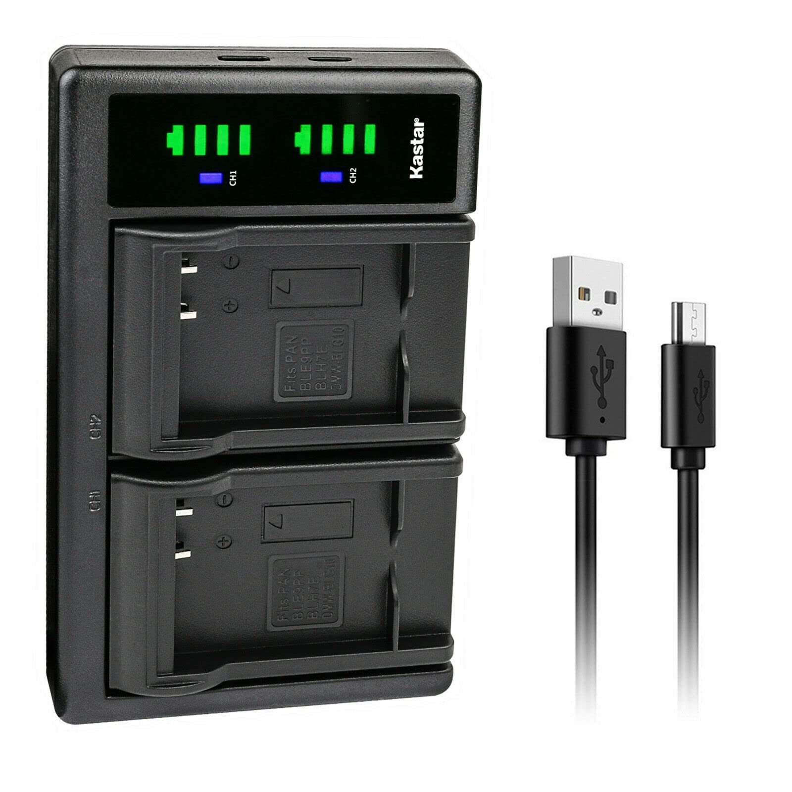 Kastar BP-DC15 LTD2 USB Battery Charger Replacement for Leica BP-DC15 Battery & BC-DC15 Charger - Compatible with Leica Type 109, C-Lux, D-Lux, D-Lux 7 Digital Cameras - Perfect for Travel Photography & Professional Shooting