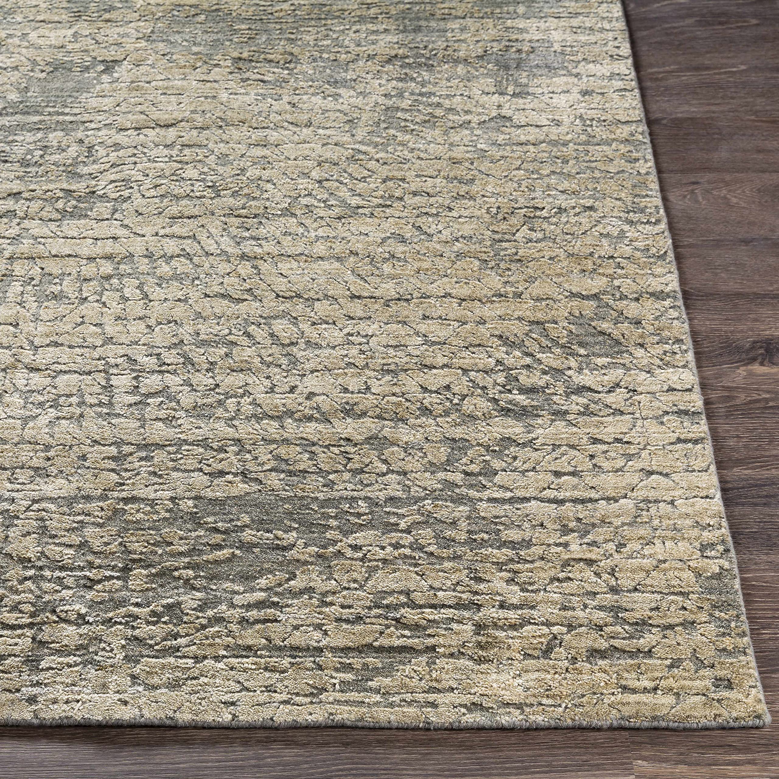 Hauteloom Streatley Modern Area Rug for Living Room & Bedroom - Soft Beige, Black, Gray - 2' x 3' - Perfect for Home Decor, Office, Dorm & Apartment