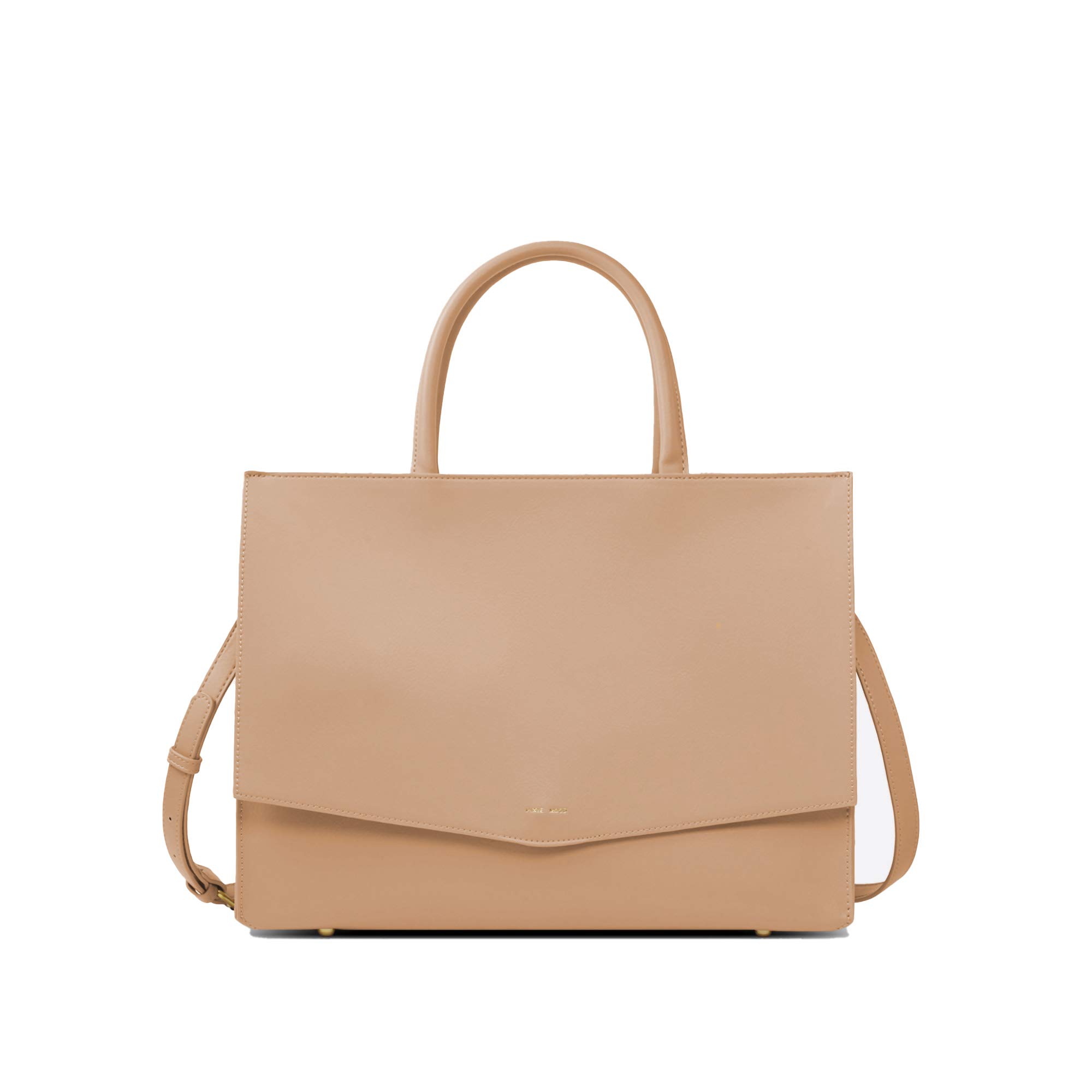 Pixie Mood Caitlin Vegan Leather Large Tote Bag - 15.5 x 11.5 Inches with Laptop Sleeve | Stylish Work Bag, Travel Tote & Everyday Carryall for Women