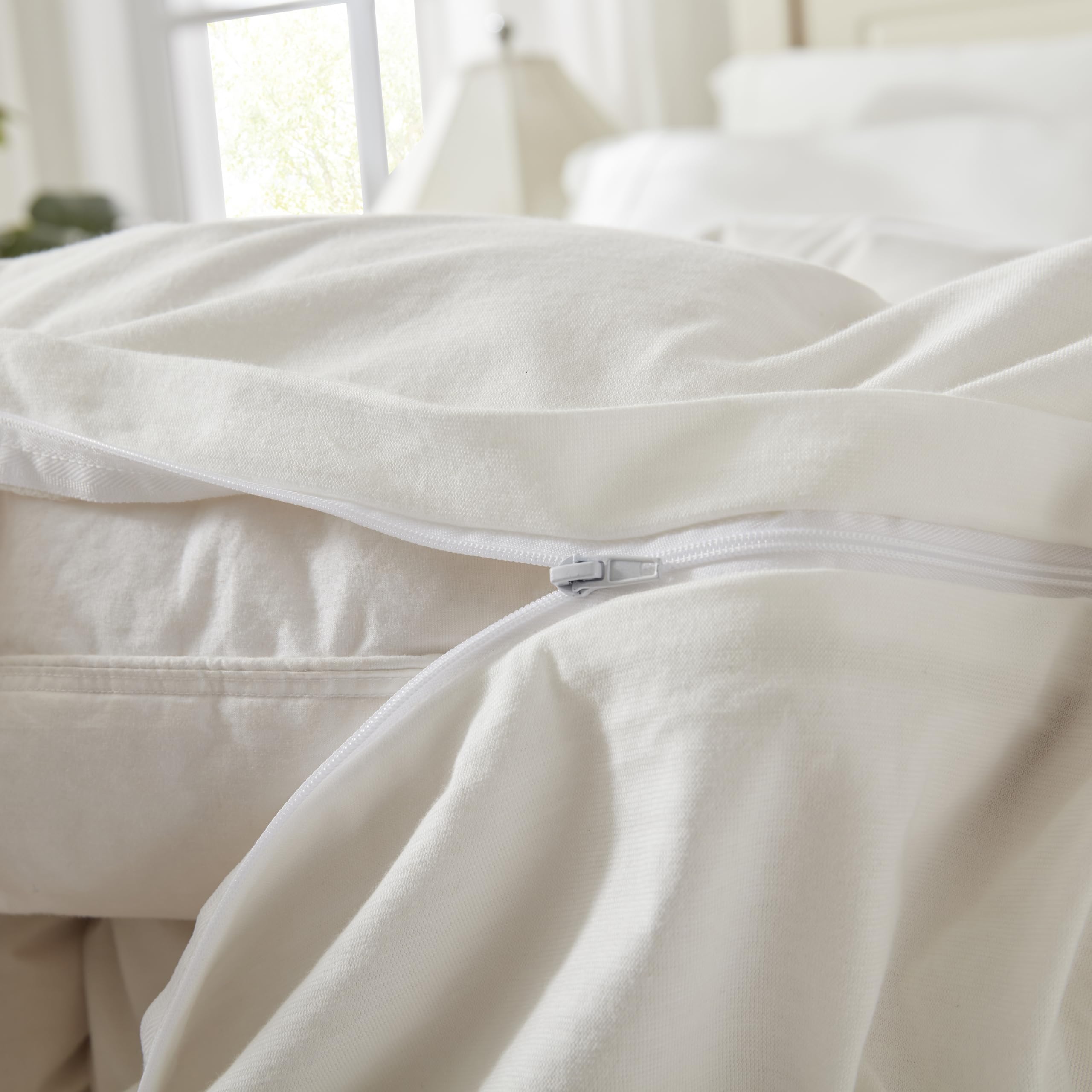Soft Jersey Knit Cotton Duvet Cover Set - King Size 3pc for Cozy Bedroom