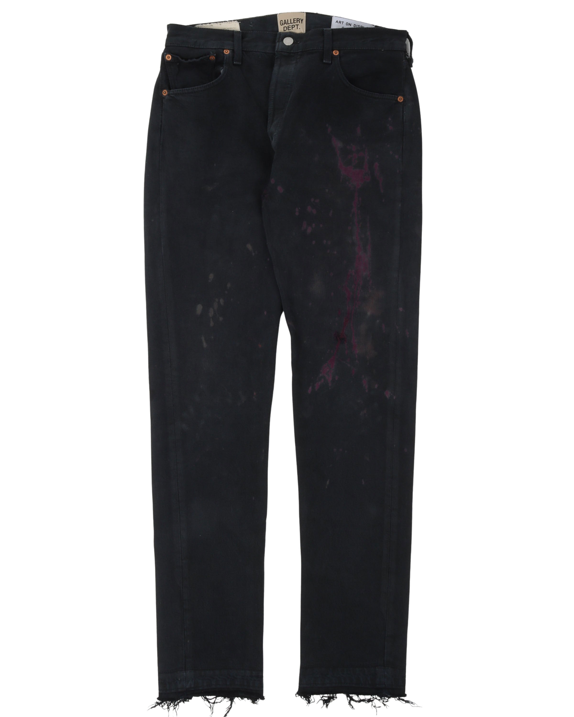 Gallery Dept 5001 High-Rise Distressed Skinny Jeans for Women - Vintage Blue Denim Pants with Ripped Details | Perfect for Streetwear, Casual Outfits & Night Out Looks