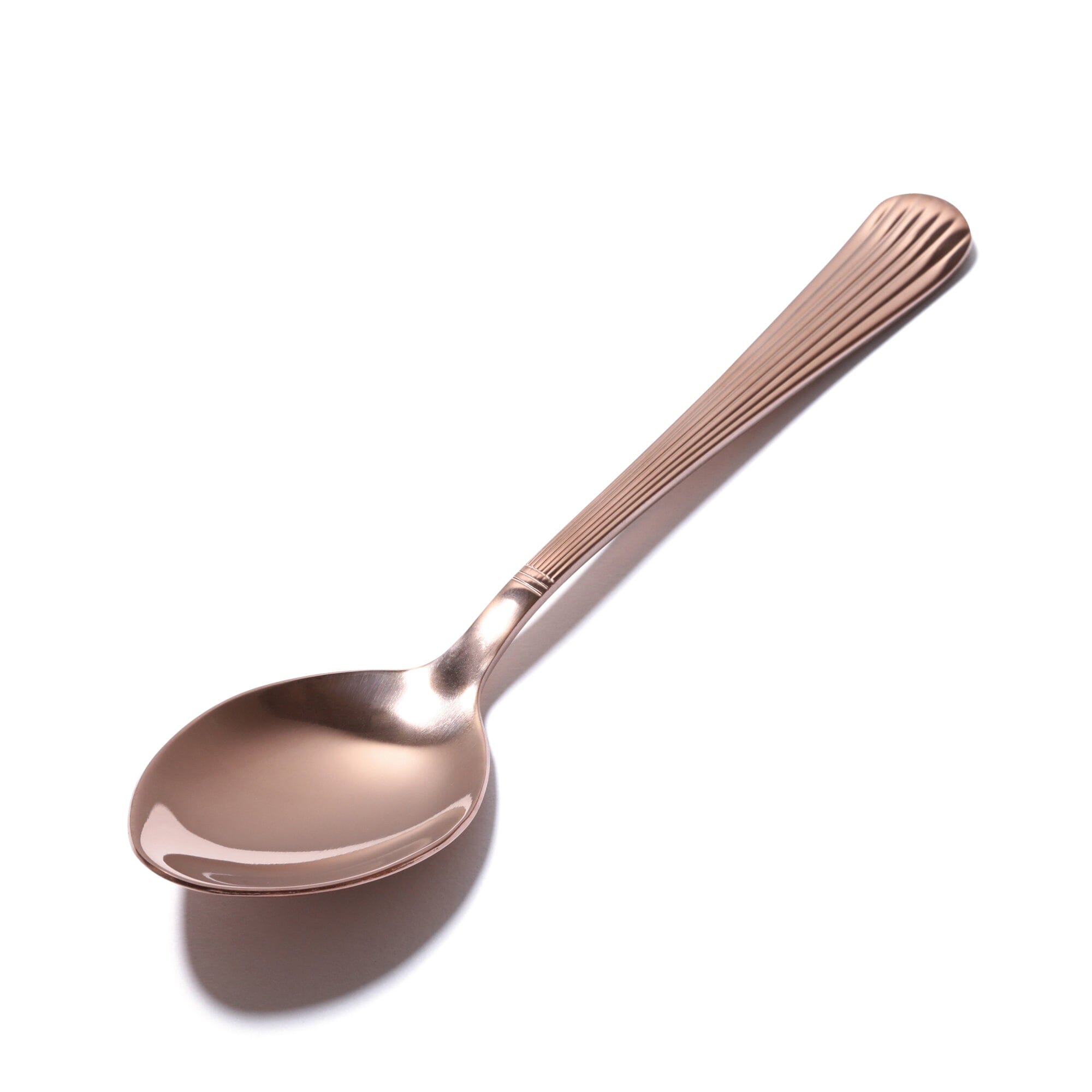 10-Piece Stainless Steel & Copper Cutlery Set - Elegant Flatware for Dining, Gifts, and Home Decor