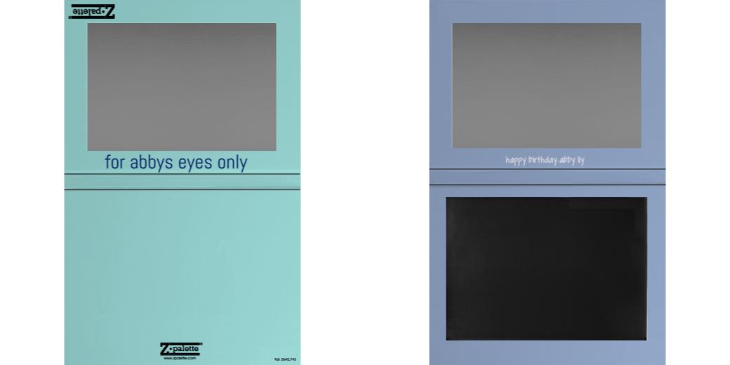 Custom Extra Large Z Palette - Magnetic Makeup Palette for Eyeshadows & Blush - Perfect for Professional Makeup Artists & Travel