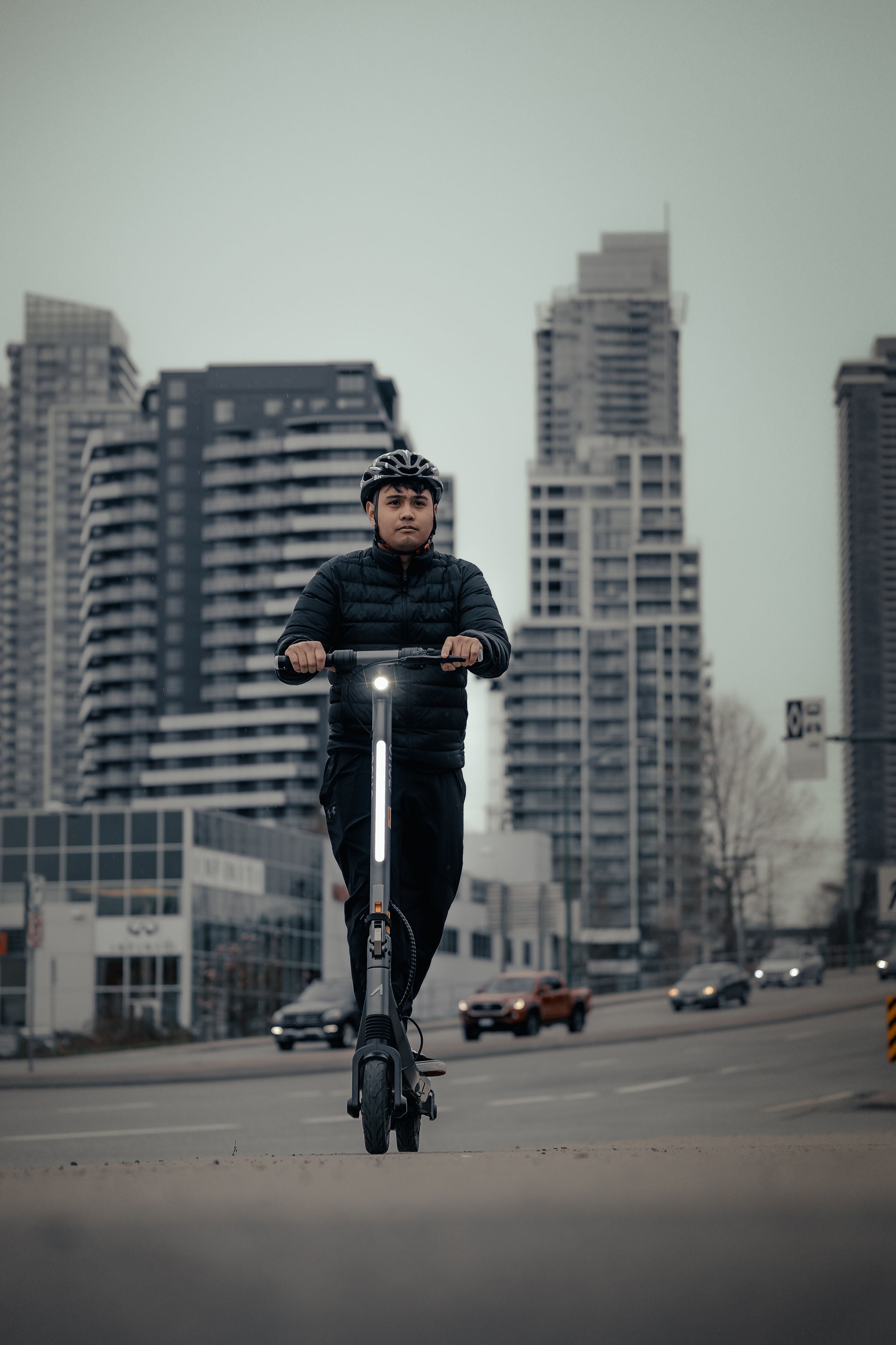 Apollo Go Electric Scooter - Lightweight, Foldable & Portable for Adults - Perfect for Commuting, Campus Travel & Urban Exploration