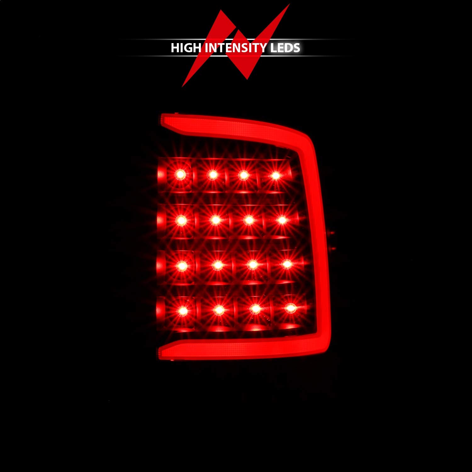 ANZO USA 311319 LED Tail Lights for Dodge Ram 1500 (2009-2018) - Smoke Lens, DOT Approved, Easy Installation - Upgrade Your Truck's Style & Safety for Night Driving