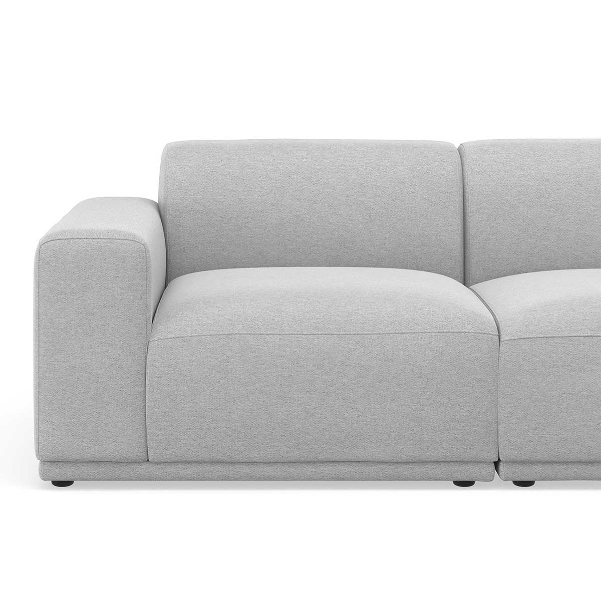 Bailey Fabric 2.5 Seater Modular Sofa - Modern Sectional Couch for Living Room, Lounge & Small Spaces | Comfortable & Stylish Home Furniture