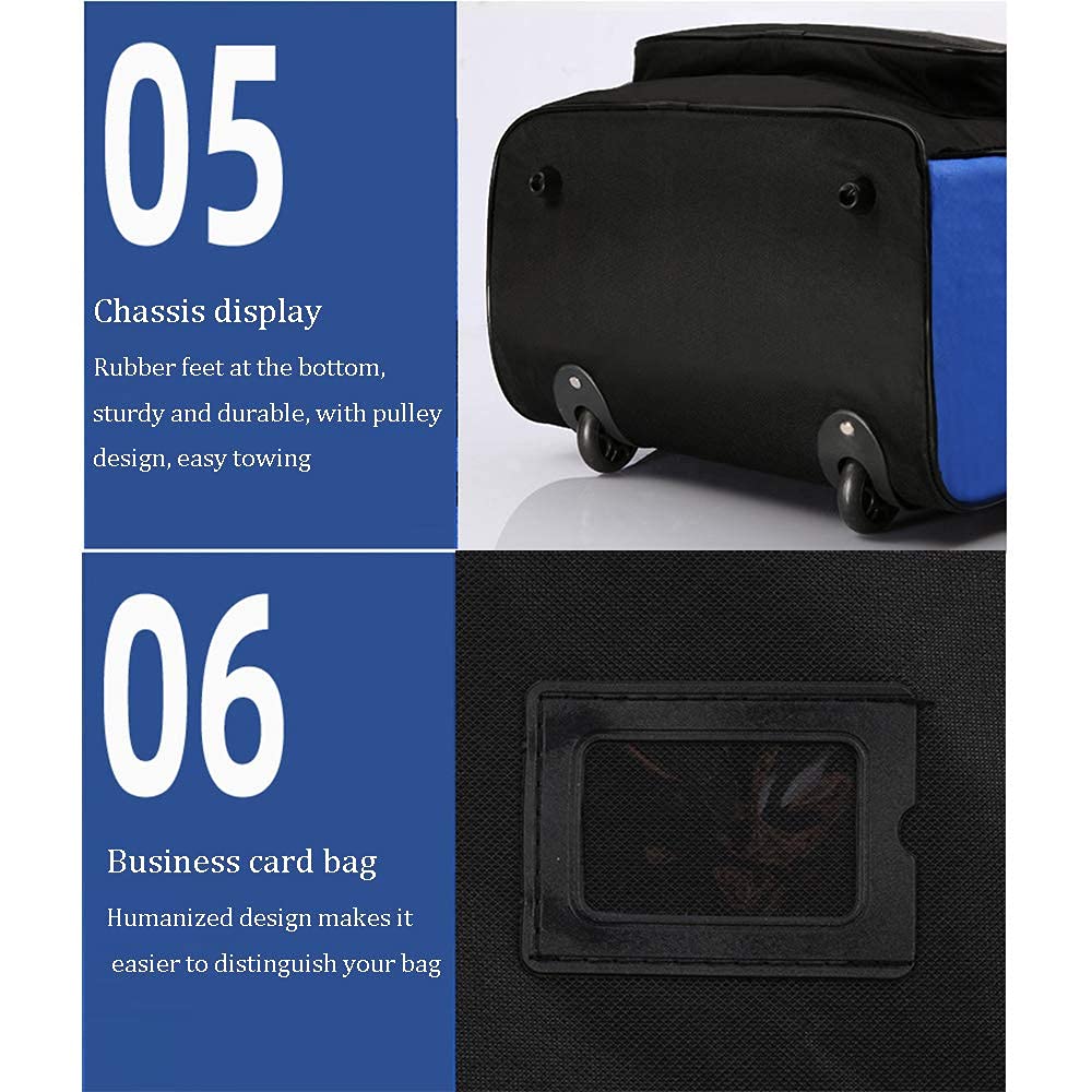 **Lightweight Waterproof Nylon Golf Travel Bag with Wheels – Foldable Golf Club Cover for Men & Women – Perfect for Air Travel & Golf Course Protection**