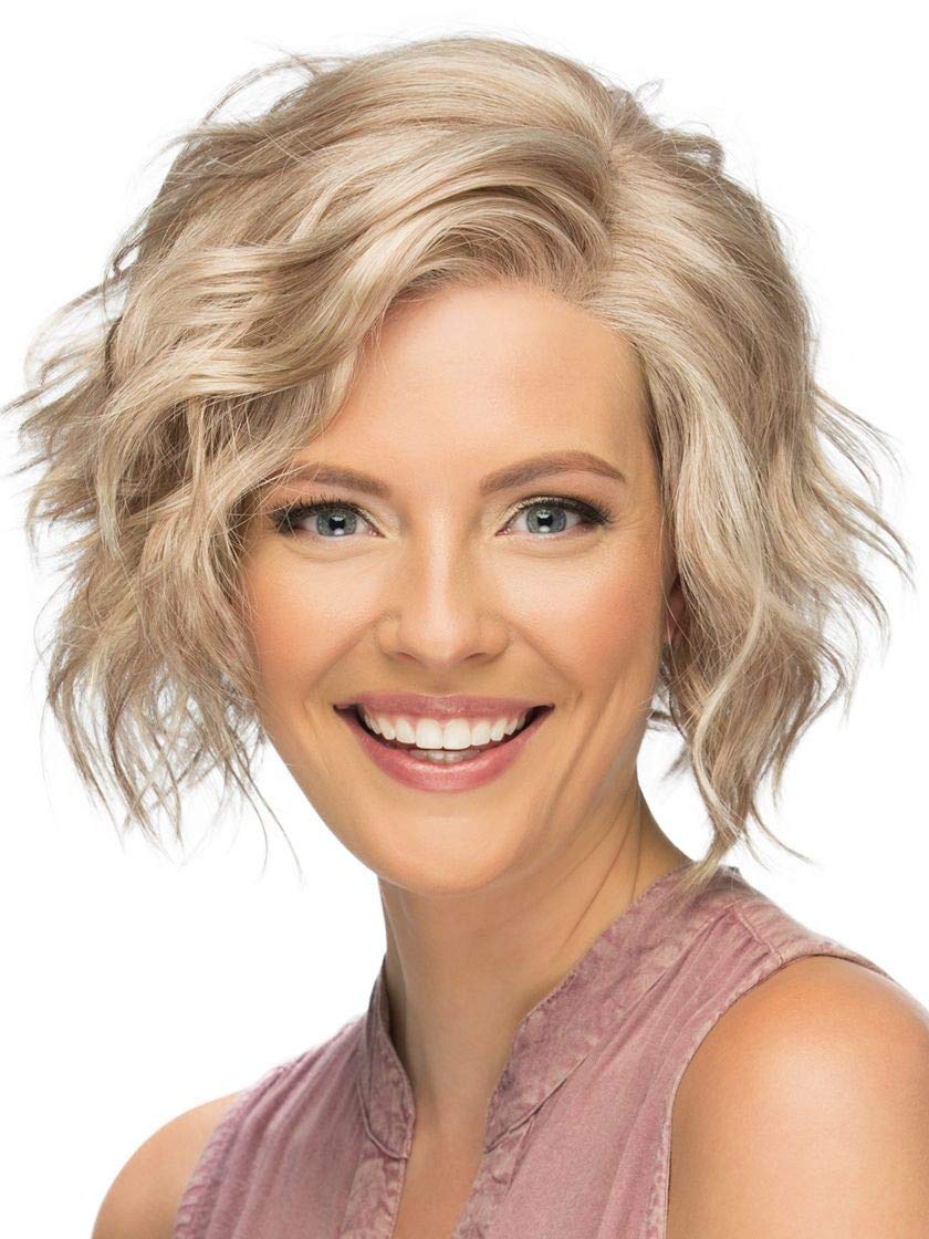 Wynter Wig by Estetica - Caramel Kiss Human Hair Wig Bundle with Christy's Wigs Q&A Booklet, Travel Size Shampoo, Wig Cap & Wide Tooth Comb (5-Piece Set) | Perfect for Daily Wear, Cosplay & Special Occasions