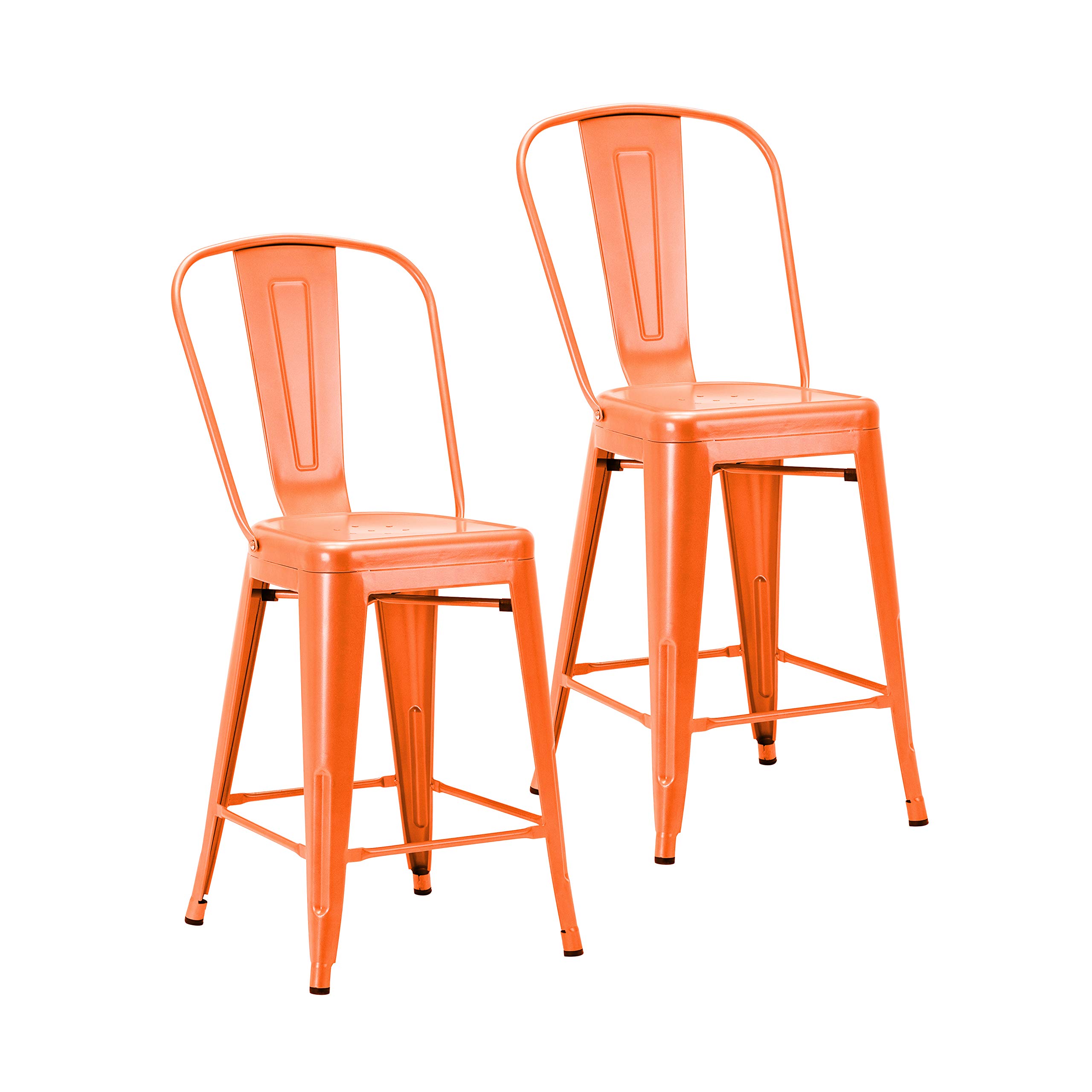 Porthos Home Xan 2-Pack Metal Counter Stools - 41
