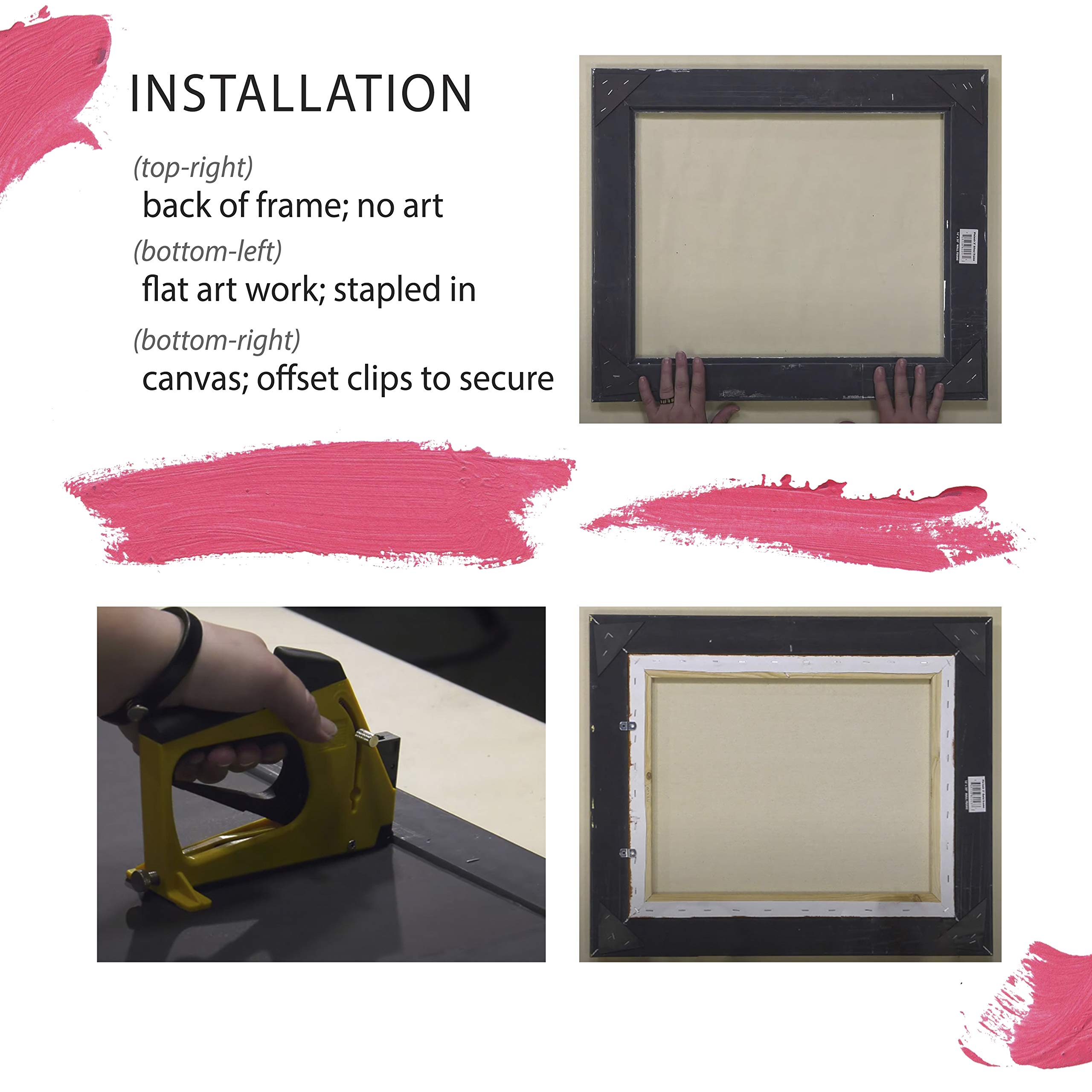 12x16 Inch Silver Plein Air Frame Single - 10 Pack | Perfect for Outdoor Painting, Art Displays & Studio Use
