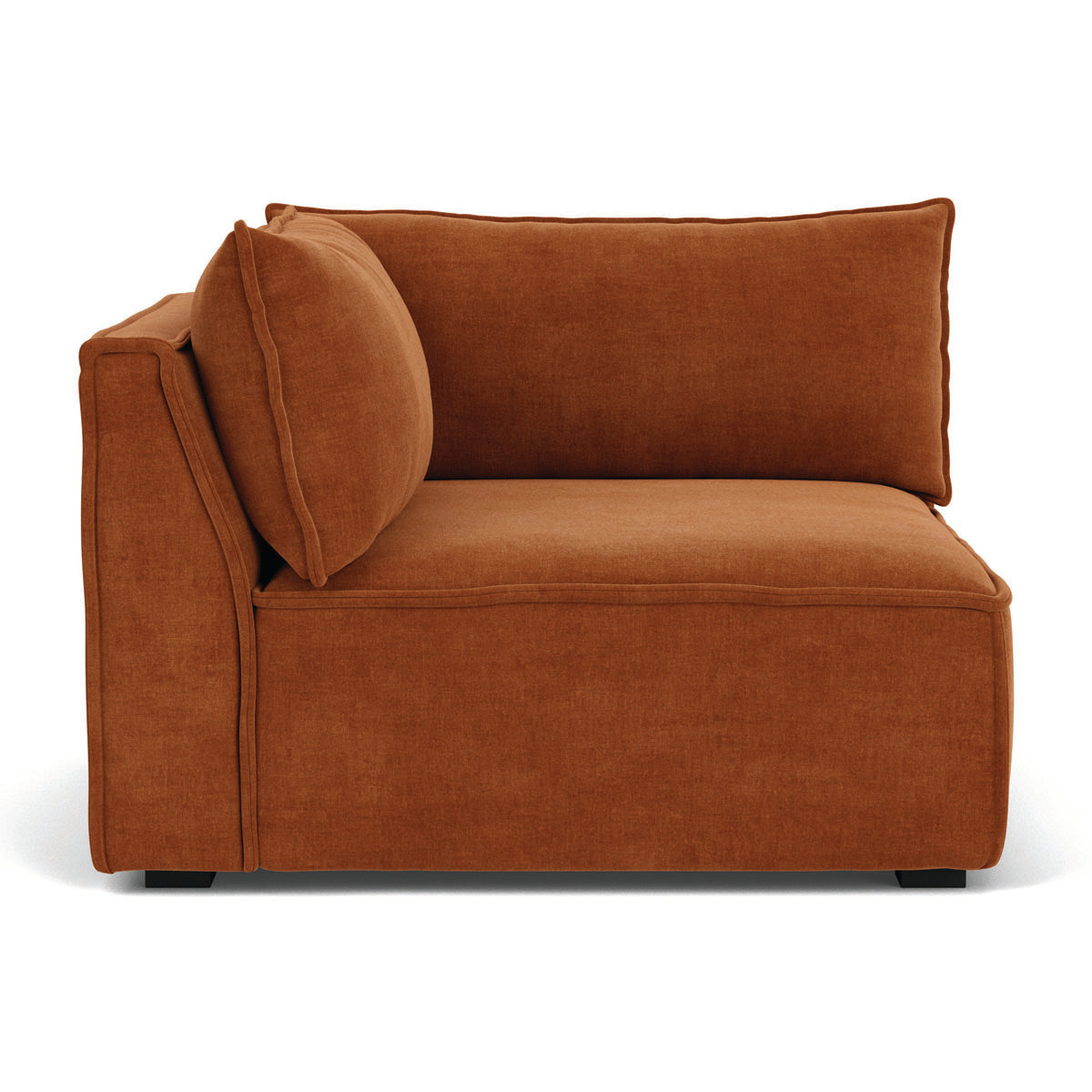Stylish Daphne Fabric Left Corner Modular Sofa - 1 Seater Modern Living Room Furniture for Small Spaces & Apartments