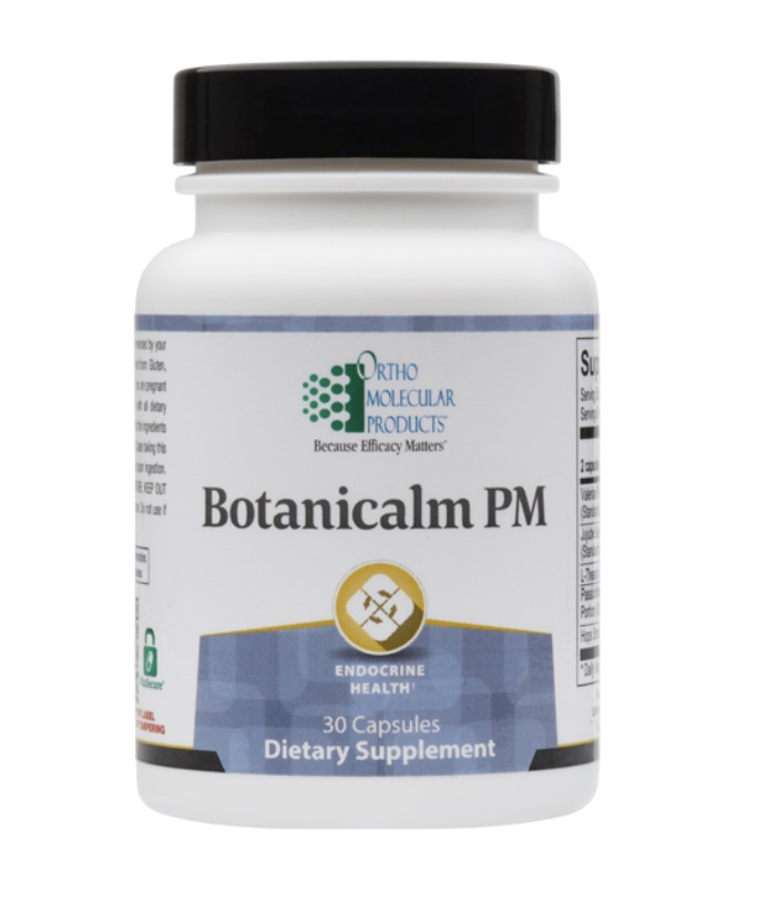 Botanical PM 30 Capsules - Natural Sleep Aid & Relaxation Supplement for Adults | Perfect for Nighttime Use & Stress Relief