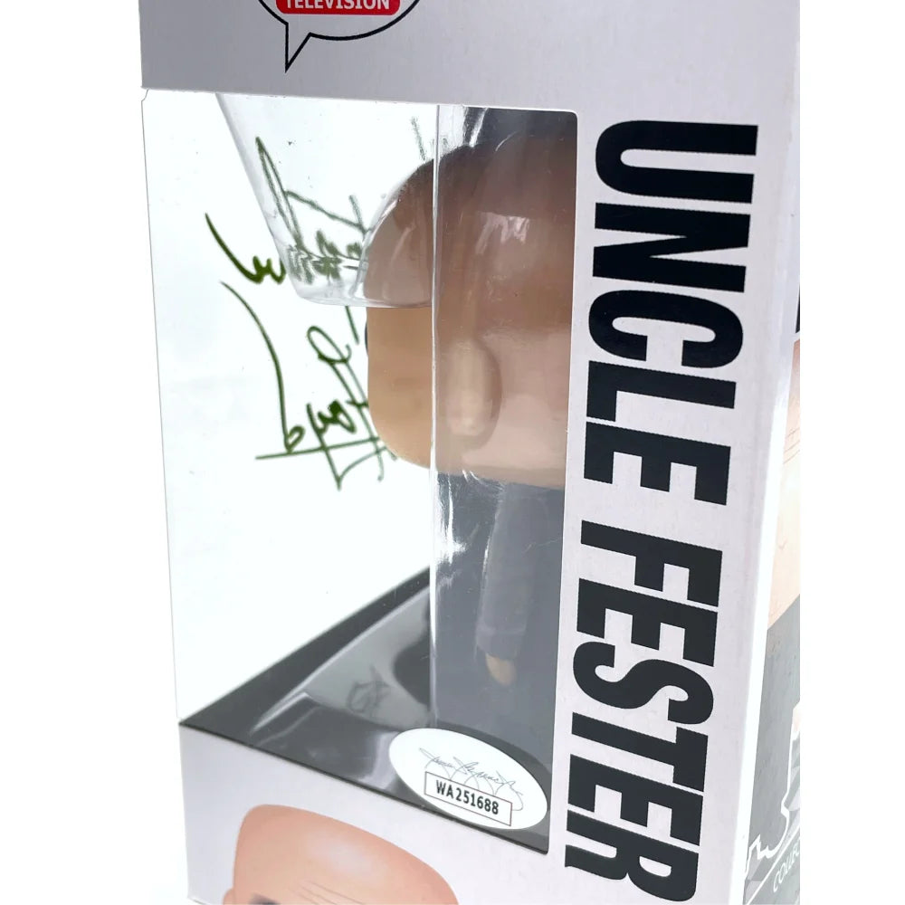 Christopher Lloyd Autographed Funko Pop! Uncle Fester #813 - The Addams Family Collectible with JSA COA - Perfect for Horror Movie Fans & Pop Culture Collectors