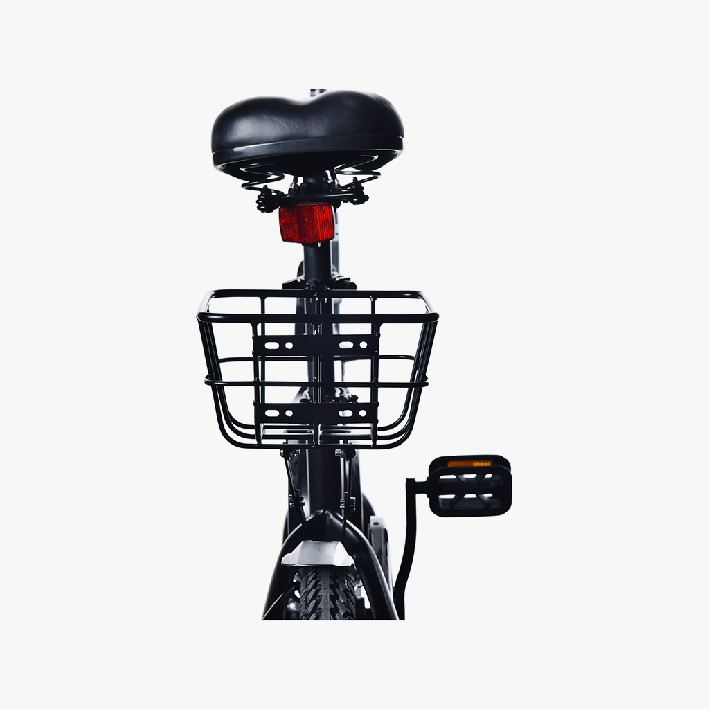 Premium Electric Bike Rear Basket - Durable & Waterproof Cargo Carrier for Commuting, Groceries & Outdoor Adventures