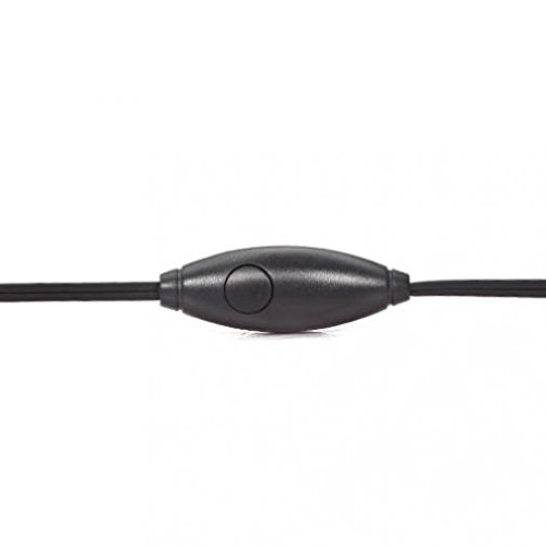 Retractable Wired Earphones with Mic for Motorola Moto e6 - 3.5mm Hands-Free Headset with Noise Cancelling Microphone | Perfect for Commuting, Work Calls & Gym Workouts
