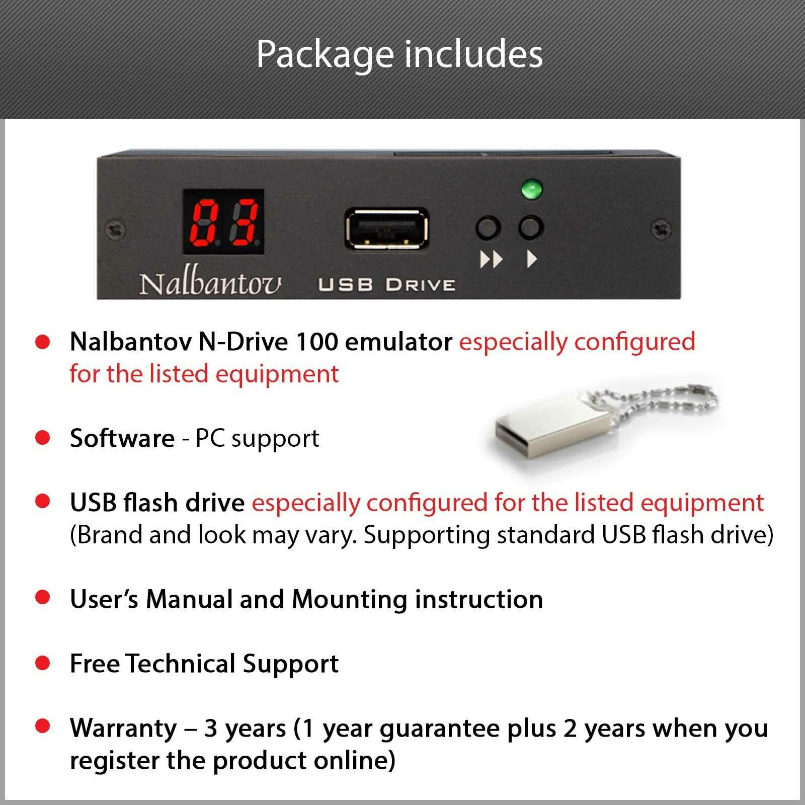 N-Drive 100 USB Floppy Disk Emulator for Korg Trinity Series - Replace Old Floppy Drives with USB Storage for Music Production & Live Performances