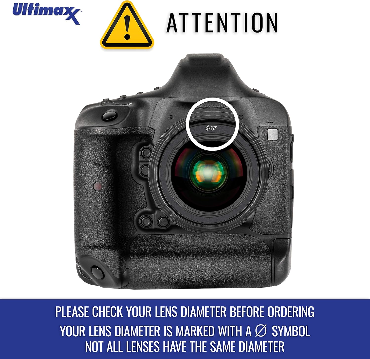 55MM Ultimaxx Professional 4-Piece HD Macro Close-Up Filter Kit (1,2,4,10 Diopter) for Nikon D3300/D3400/D3500/D500/D5200/D5300/D5500/D5600 with AF-P DX NIKKOR 18-55mm f/3.5-5.6G VR - Perfect for Nature Photography & Product Close-Ups