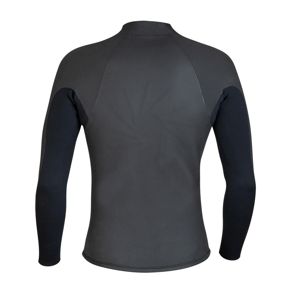 Thalia Surf Embossed Front Zip Jacket - Men's Wetsuit for Surfing, Diving & Water Sports | Quick-Dry Neoprene Material with Stylish Embossed Design