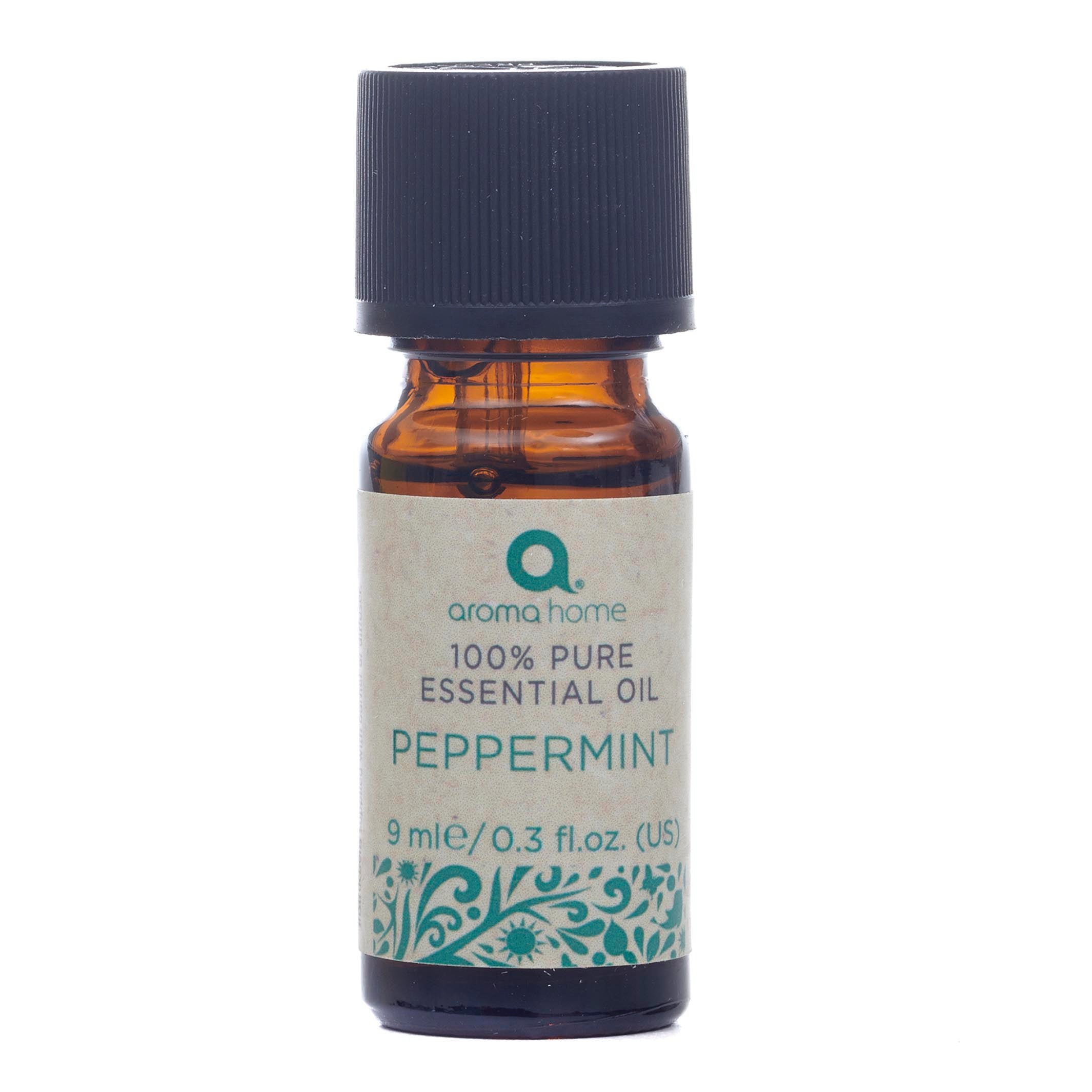 100% Pure Peppermint Essential Oil for Aromatherapy - 9ml Bottle | Stress Relief, Headache Relief & Natural Freshener for Home, Office & Diffuser