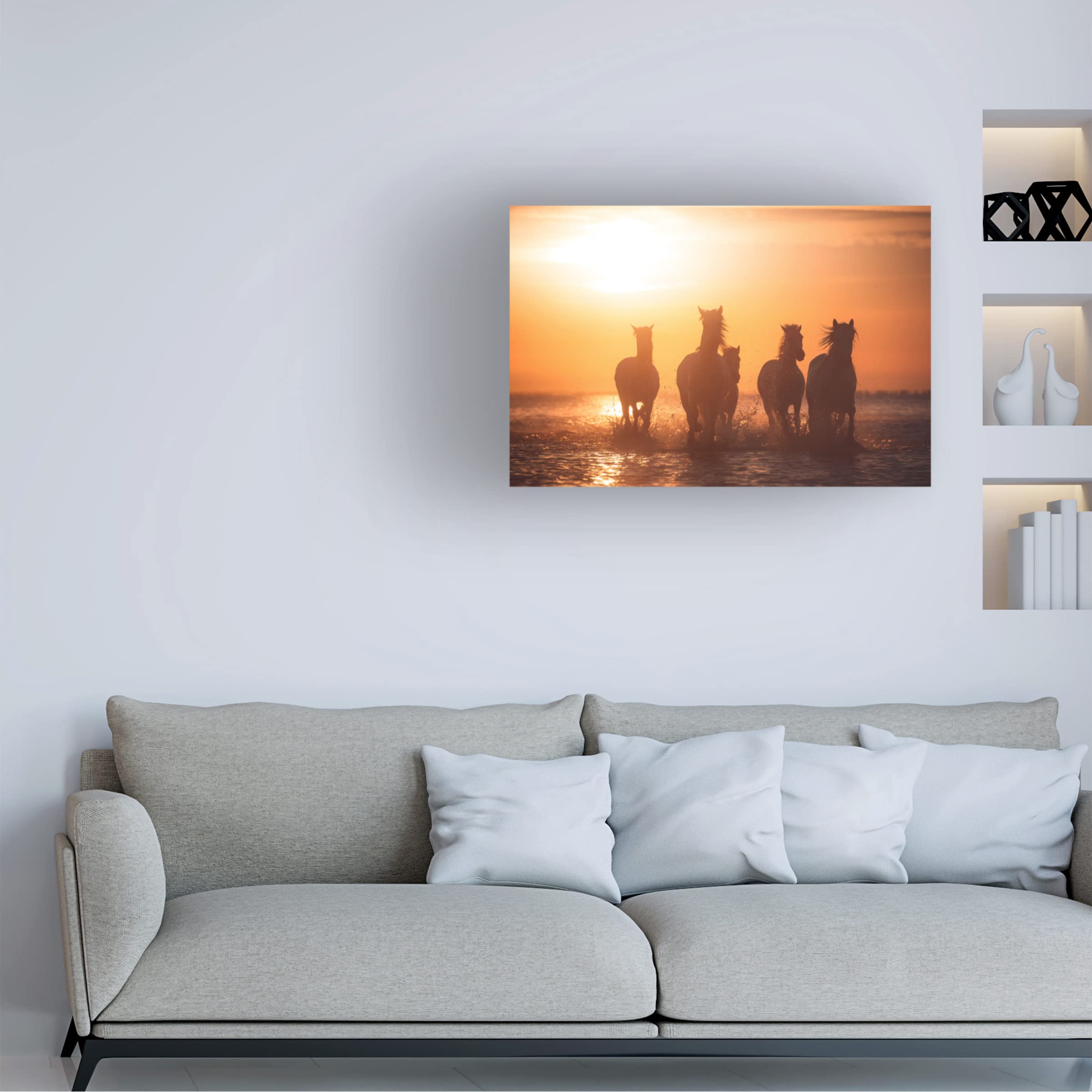 Trademark Fine Art 'Camargue Angels' Canvas Wall Art Print by Rostovskiy Anton - Perfect for Living Room, Bedroom & Office Decor