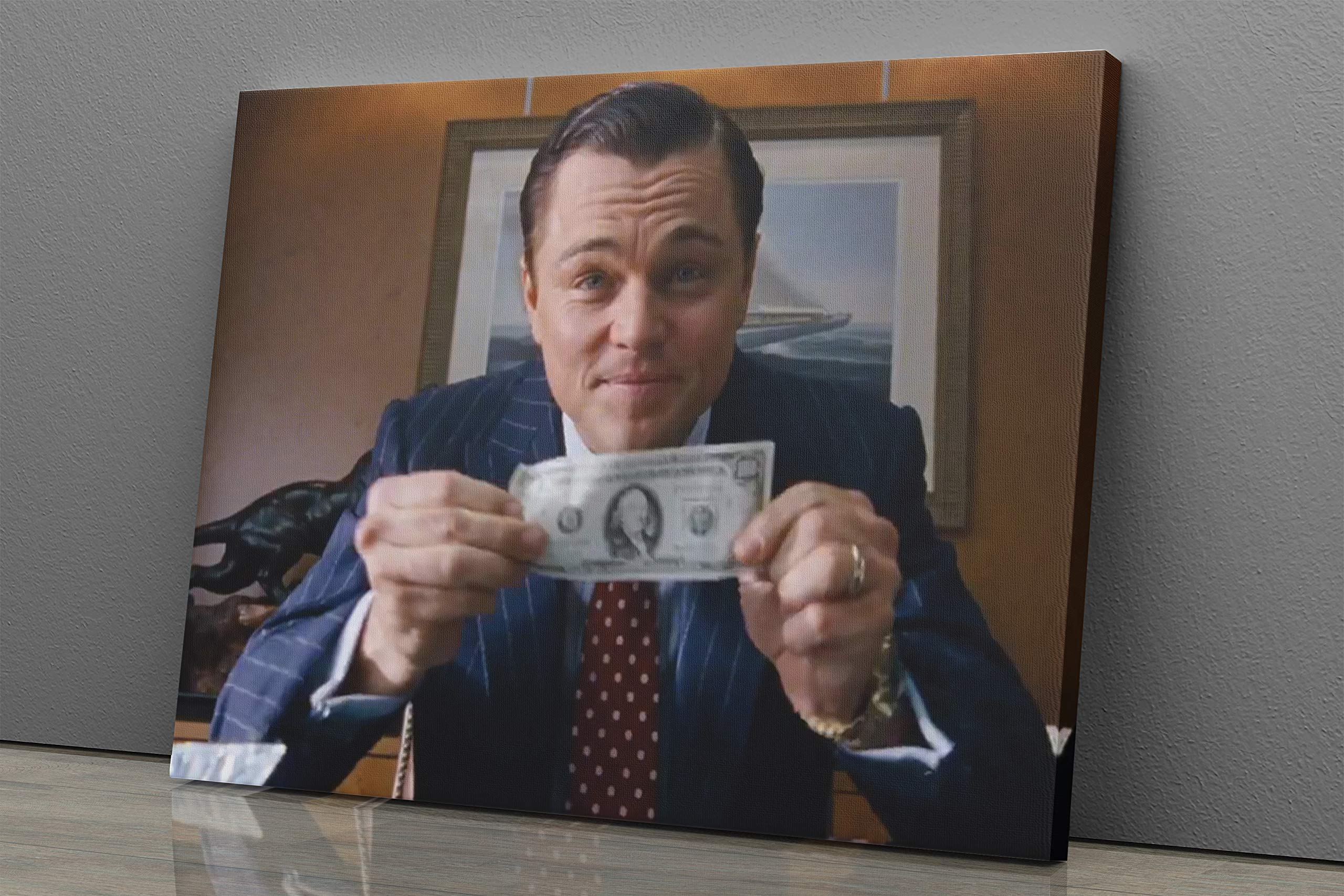 Leonardo DiCaprio Wolf of Wall Street Canvas Wall Art - 45