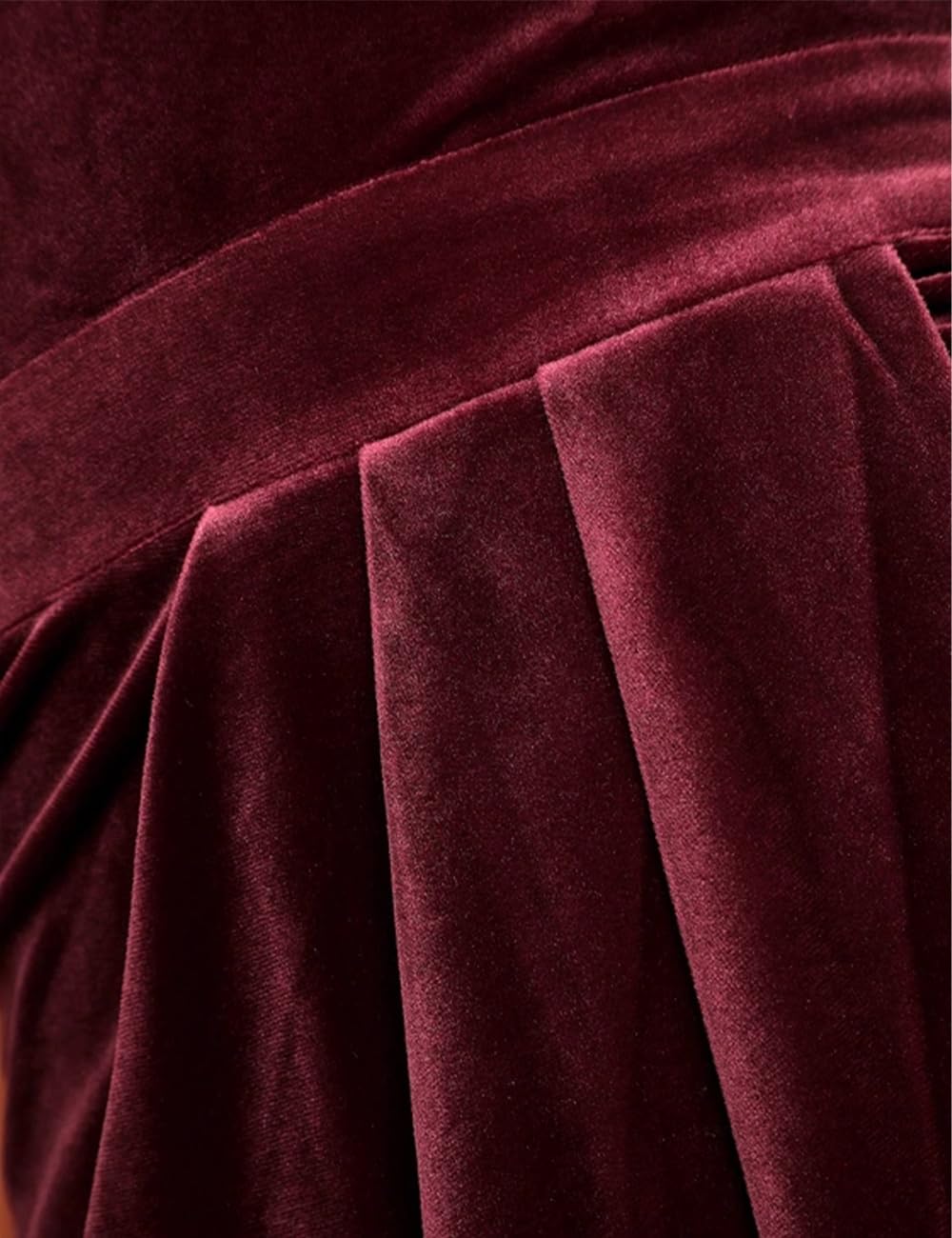 Elegant Velvet Ruched Bodycon Wrap Off The Shoulder Dress for Women - Sexy High Slit Cocktail Party Midi Dress - Perfect for Night Out, Date Night, Club Wear and Special Occasions