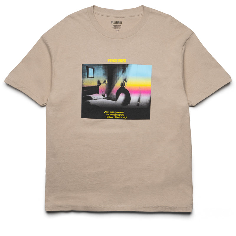 Pleasures Window Graphic T-Shirt in Tan - Stylish Casual Wear for Street Fashion & Everyday Outfits