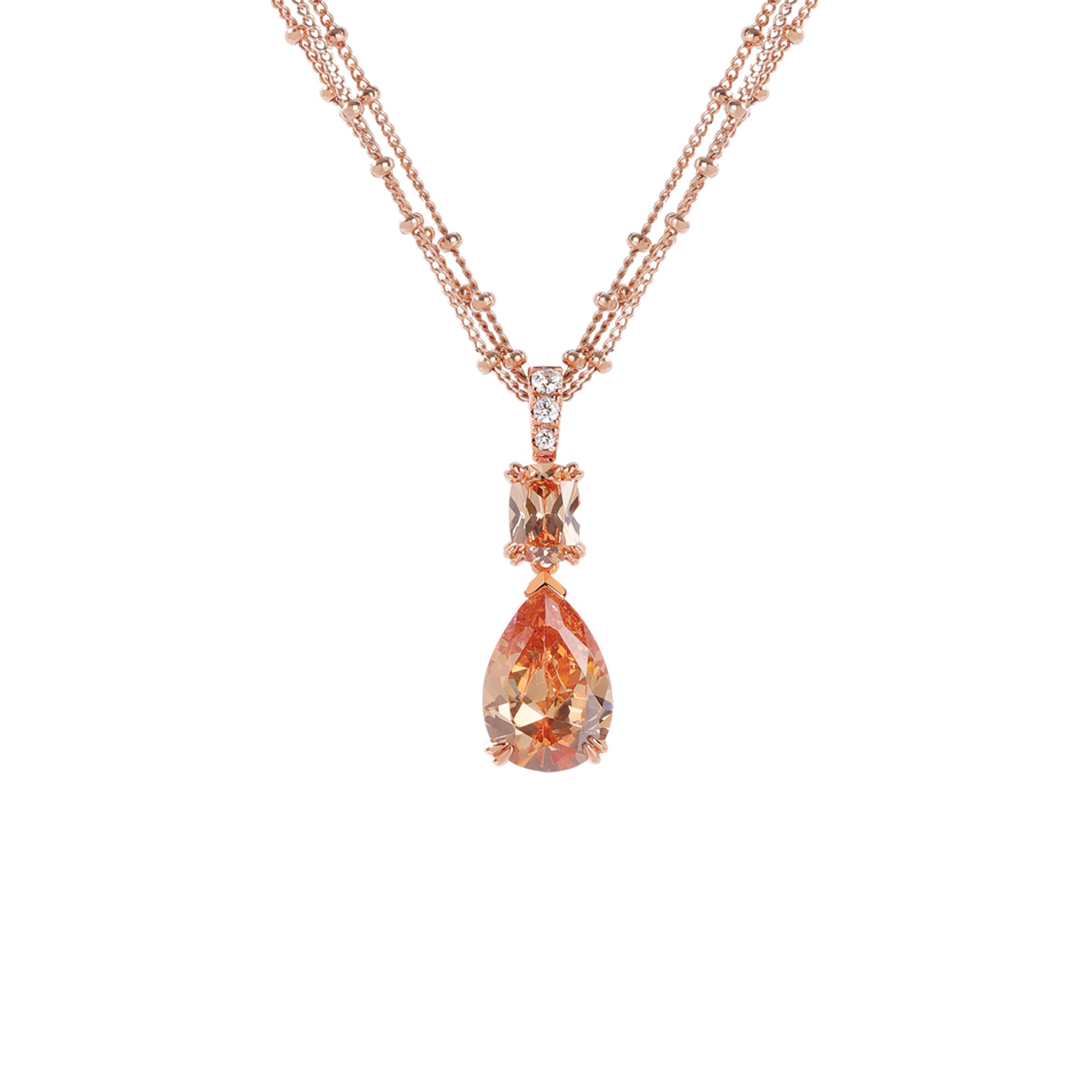 CLASSY CLIPPY Before Sunset Pendant Necklace - Elegant Sunset Jewelry for Women, Perfect for Date Nights & Special Occasions