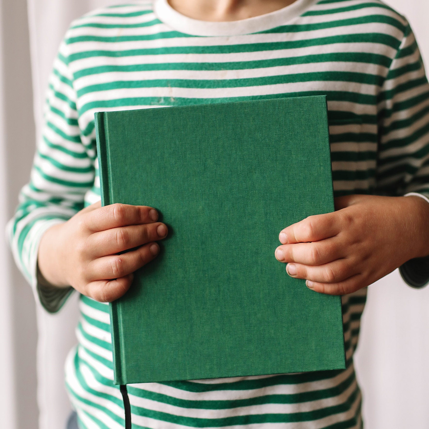 Premium Green Cloth Notebook for Writing & Journaling - Classic Bookbinders Design, Durable & Elegant for Office, School & Travel Use