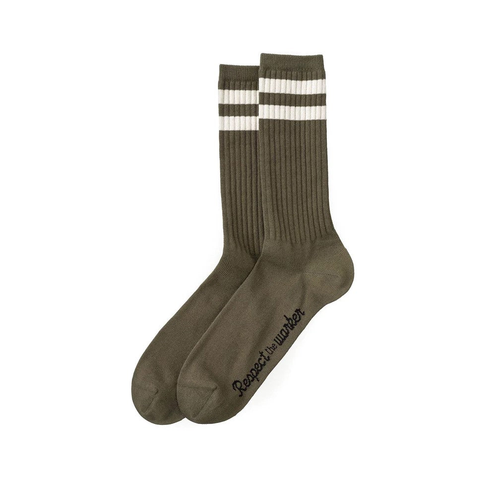 Amundsson RTW Olive Green Socks for Men & Women - Comfortable Hiking, Running & Outdoor Socks - Perfect for Camping, Travel & Daily Wear