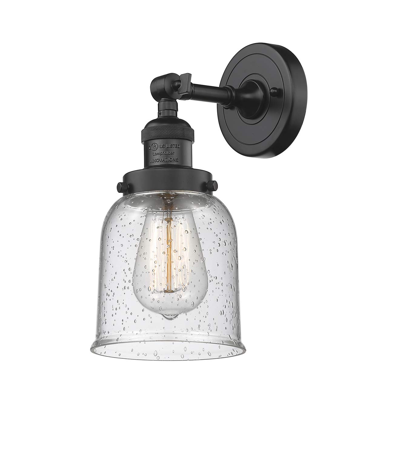 Innovations INNO203-OB-G54-LED Bronze Dark LED Wall Sconce Light Fixture - Modern Indoor/Outdoor Lighting for Bedroom, Hallway, Porch & Patio