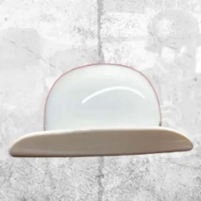 MicroLid Slider Baseball Motorcycle Helmet - White Gloss Finish for Safety & Style - Perfect for Riding, Racing & Outdoor Sports