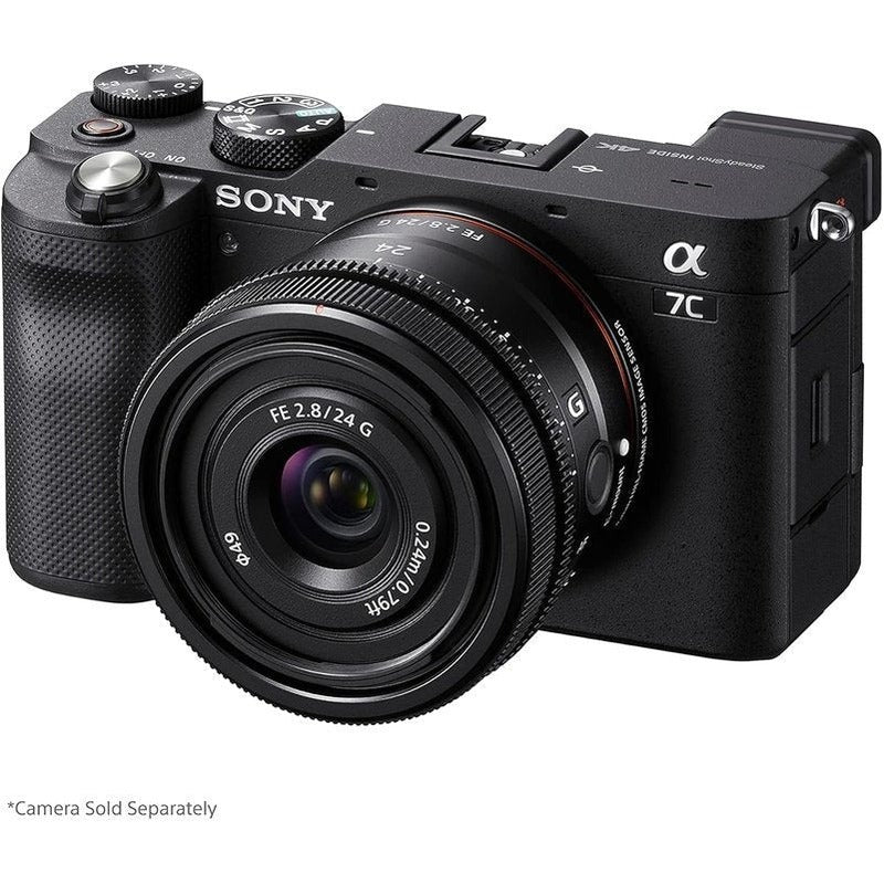 Sony FE 24mm F2.8 G Prime Lens - Compact Full Frame E-Mount Camera Lens for Travel, Street & Landscape Photography