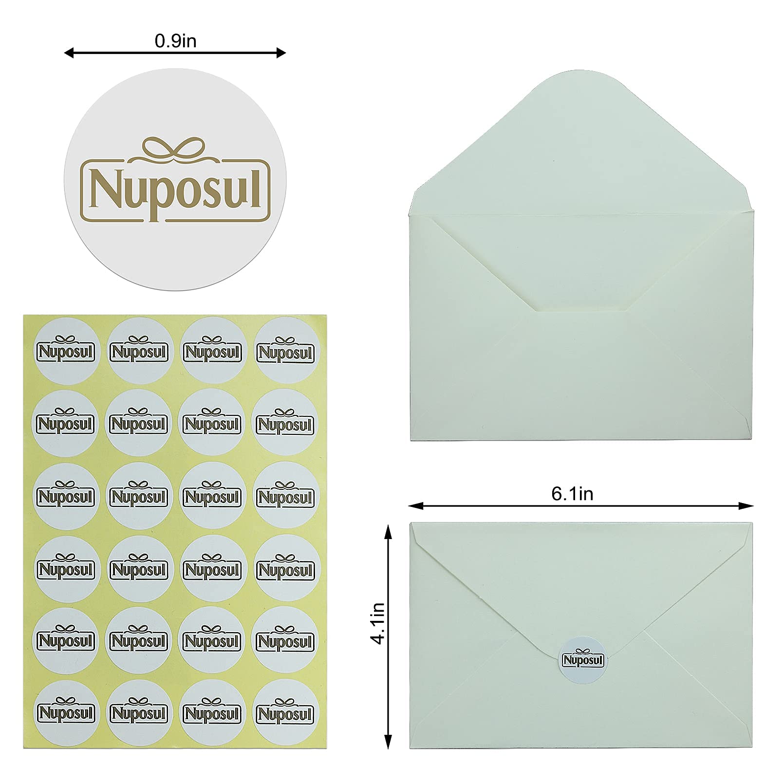 24 Pack Blank Greeting Cards with Envelopes - All Occasion Card Set for Birthday, Thank You, Baby Shower & Wedding - Perfect for Handwritten Notes, Party Invitations & Special Events