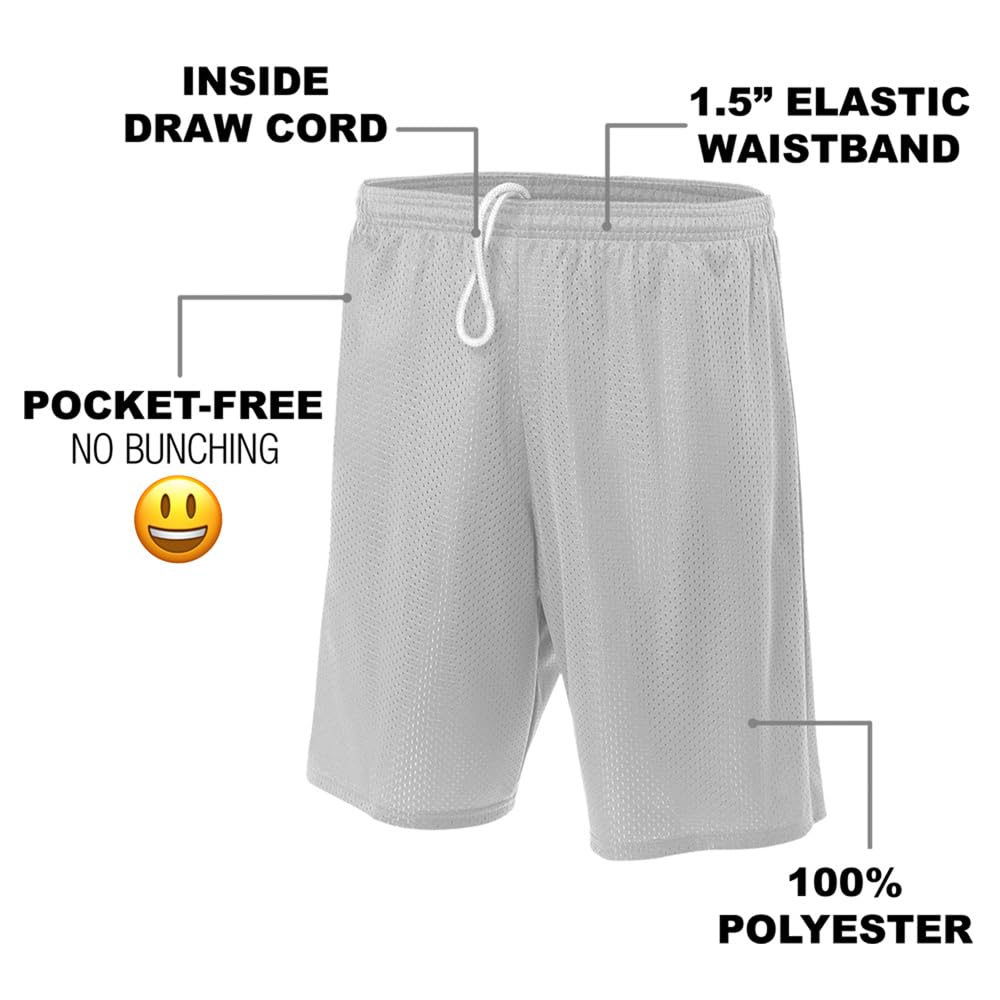 **Popfunk Scooby-Doo Collection Men's Lined Mesh Shorts - Comfortable & Breathable for Summer, Gym, and Casual Wear**