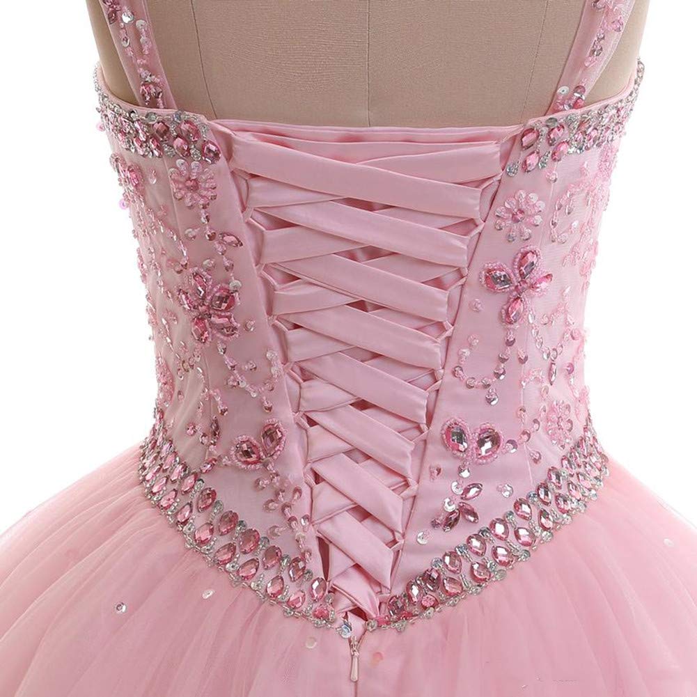 Elegant Sage Green Women's Spaghetti Strap Ball Gown - Sweetheart Neckline Tulle Quinceanera & Prom Dress for Special Occasions | Perfect for Weddings, Dances & Formal Events