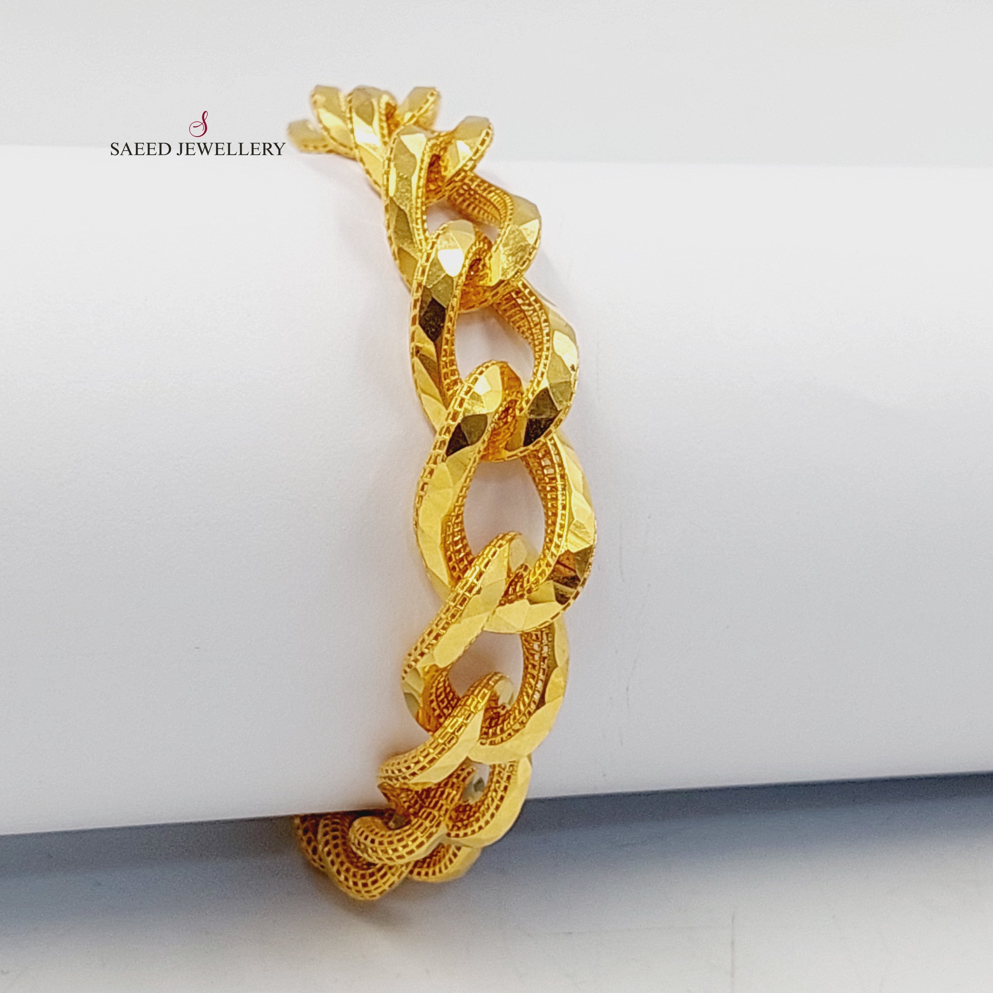 Luxury Cuban Link Bracelet for Men - 14K Gold Plated Hip Hop Jewelry - Perfect for Gifts, Parties & Everyday Wear