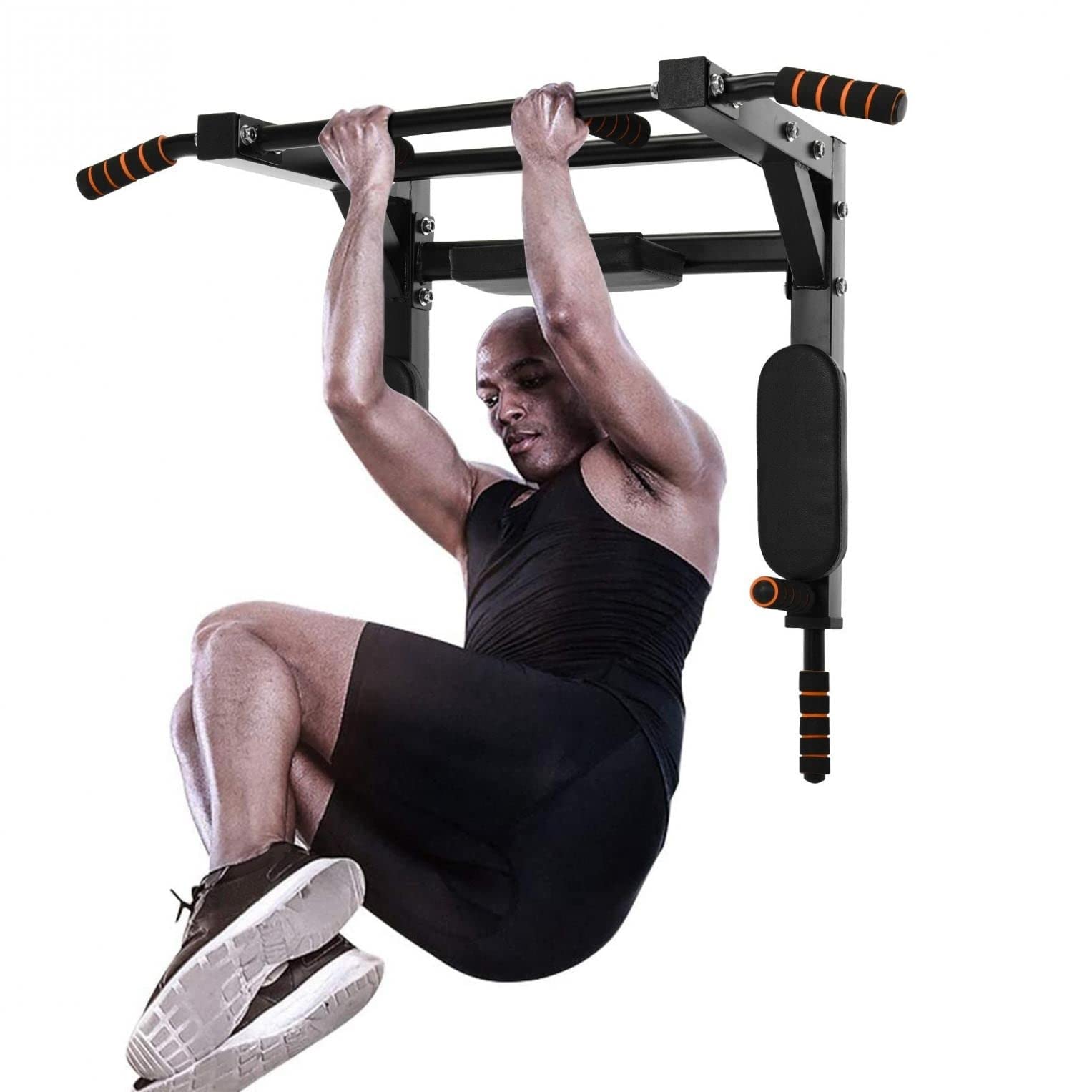 Multifunctional Wall-Mounted Pull Up Bar for Home Gym - Adjustable Chin Up Rod for Strength Training | Perfect for Indoor Workouts, Calisthenics & Home Fitness