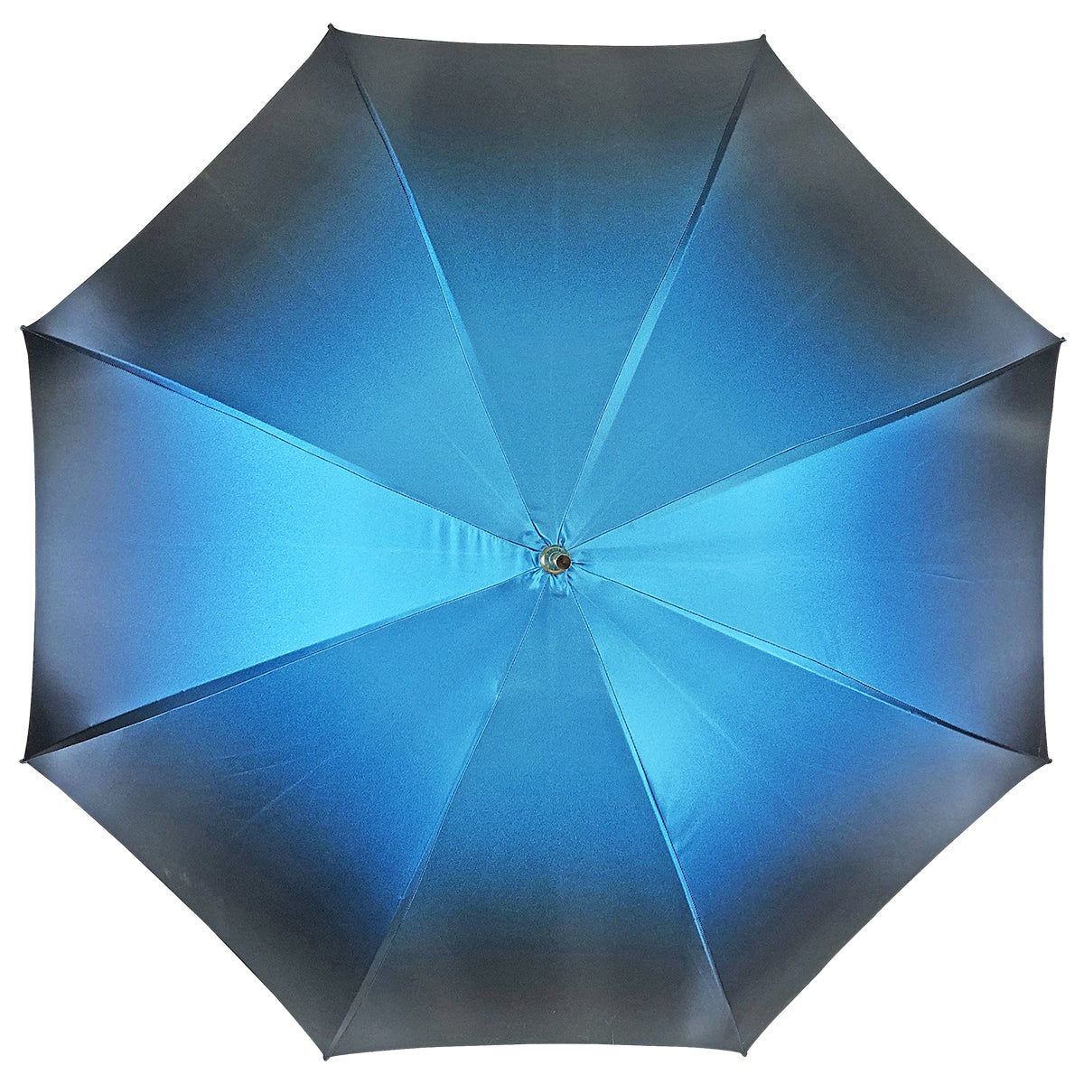 Luxury Gold Plated Handle Umbrella with Large Red Crystal - Elegant Rain Protection for Weddings, Parties & Special Occasions