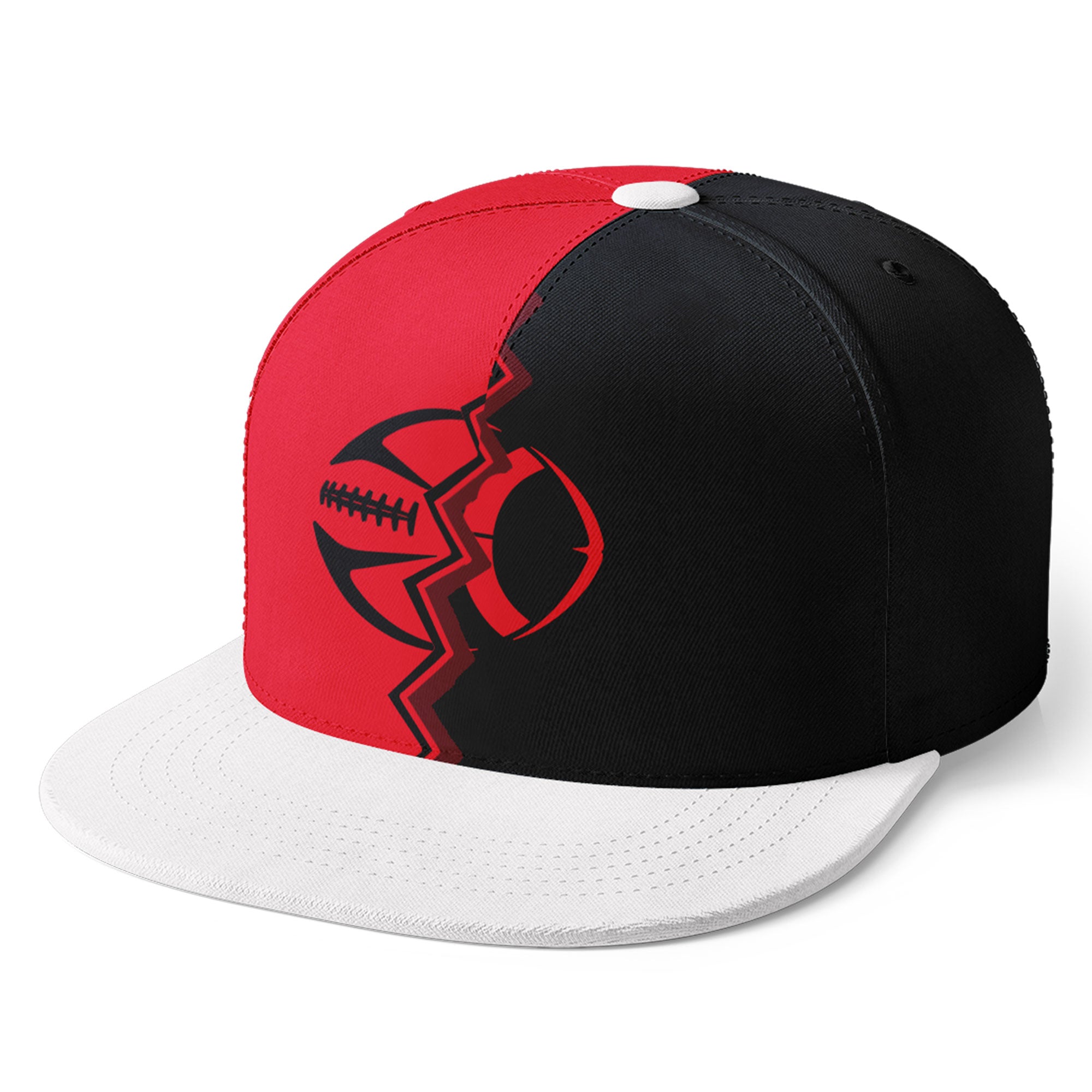 Custom Dark Gray & Red Texas Hat - Adjustable Baseball Cap with Stitched Sport Design - Personalized PR067B D028017 22 - Perfect for Outdoor Events, Sports & Casual Wear