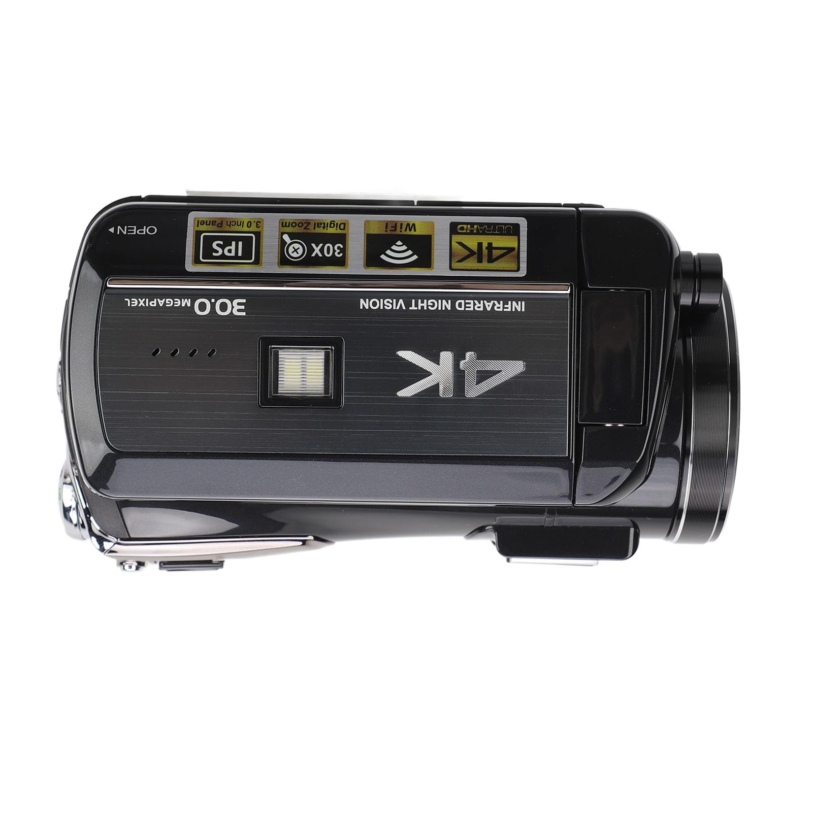 Fabater DV Camera - 4K Ultra HD Waterproof Digital Video Camera with WiFi & IR Night Vision for Outdoor Travel, Vlogging, and Adventure Recording
