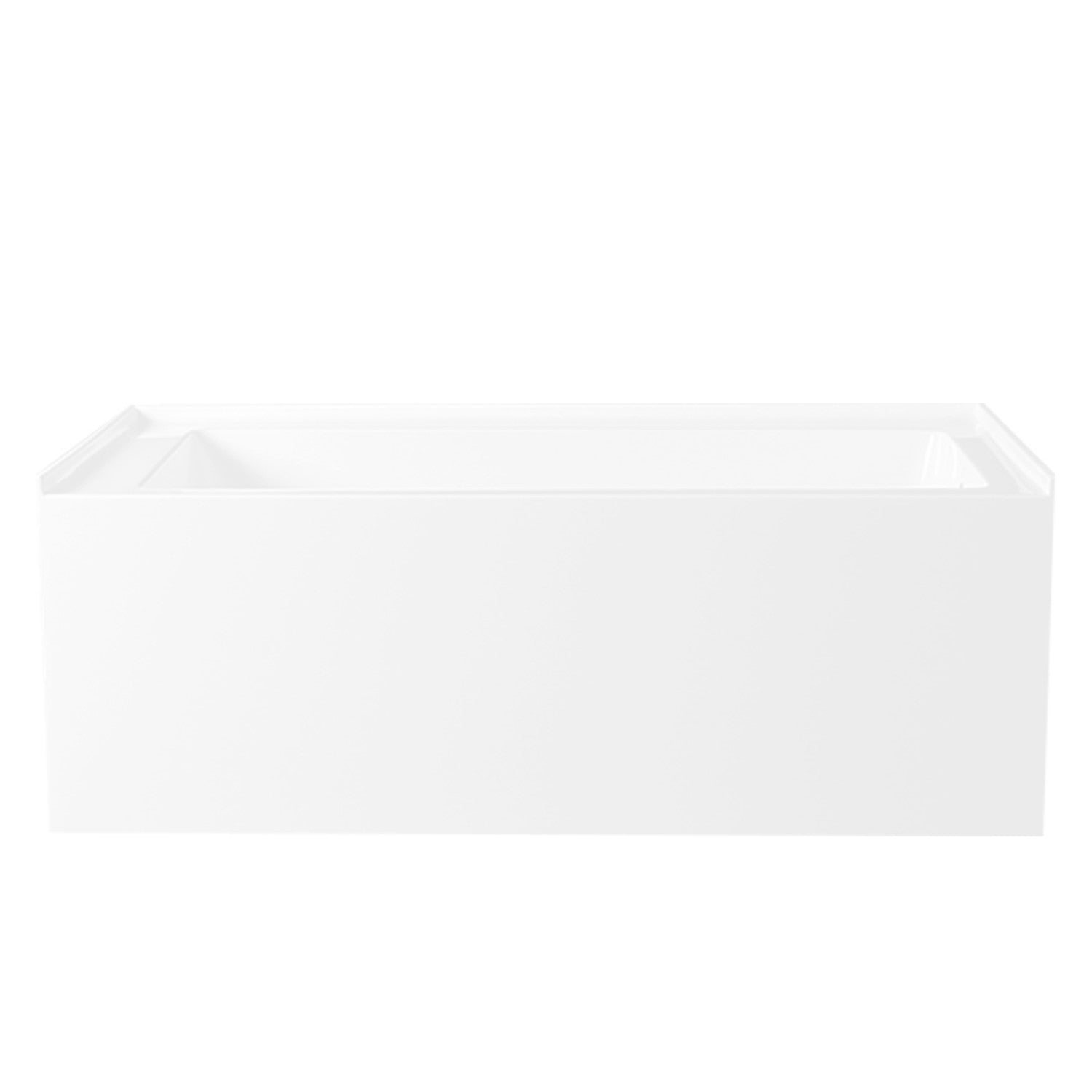 Aqua Eden VTAP603622R 60-Inch Acrylic Rectangular 3-Wall Alcove Bathtub - Right Hand Drain, Glossy White - Perfect for Modern Bathroom Renovations & Spa-Like Relaxation