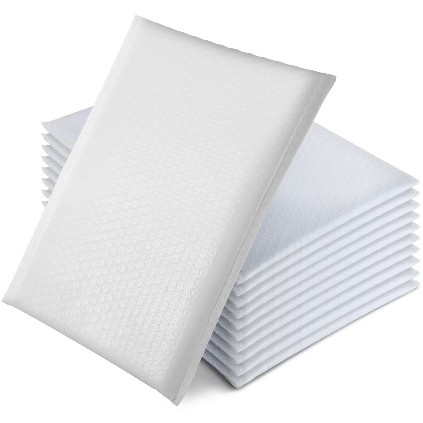 1000 PCS 5x7 Inch White Poly Bubble Mailers - Self Seal Padded Envelopes for Shipping, Mailing & Gift Packaging - Tear Resistant & Protective Bags (Actual Size 4x7 Inch) - Perfect for Ecommerce, Small Business & Online Sellers