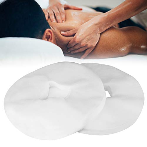 Disposable Non-Woven Massage Bed Cover with 200Pcs Hole Cushion Mat for Neck & Cervical Support - Ideal for Spa, Massage Therapy, and Facial Treatments