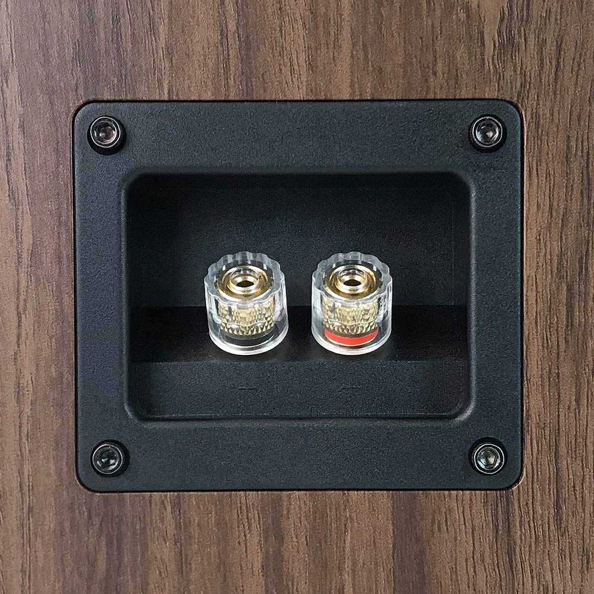 KLH Albany II 2-Way Bookshelf Speakers - Premium Studio Music & High Performance Home Theater | Hi-Res Surround Sound with Deep Bass Port | Detachable Magnetic Grille | European Walnut Finish (Pair) - Ideal for Living Room, Bedroom & Home Office