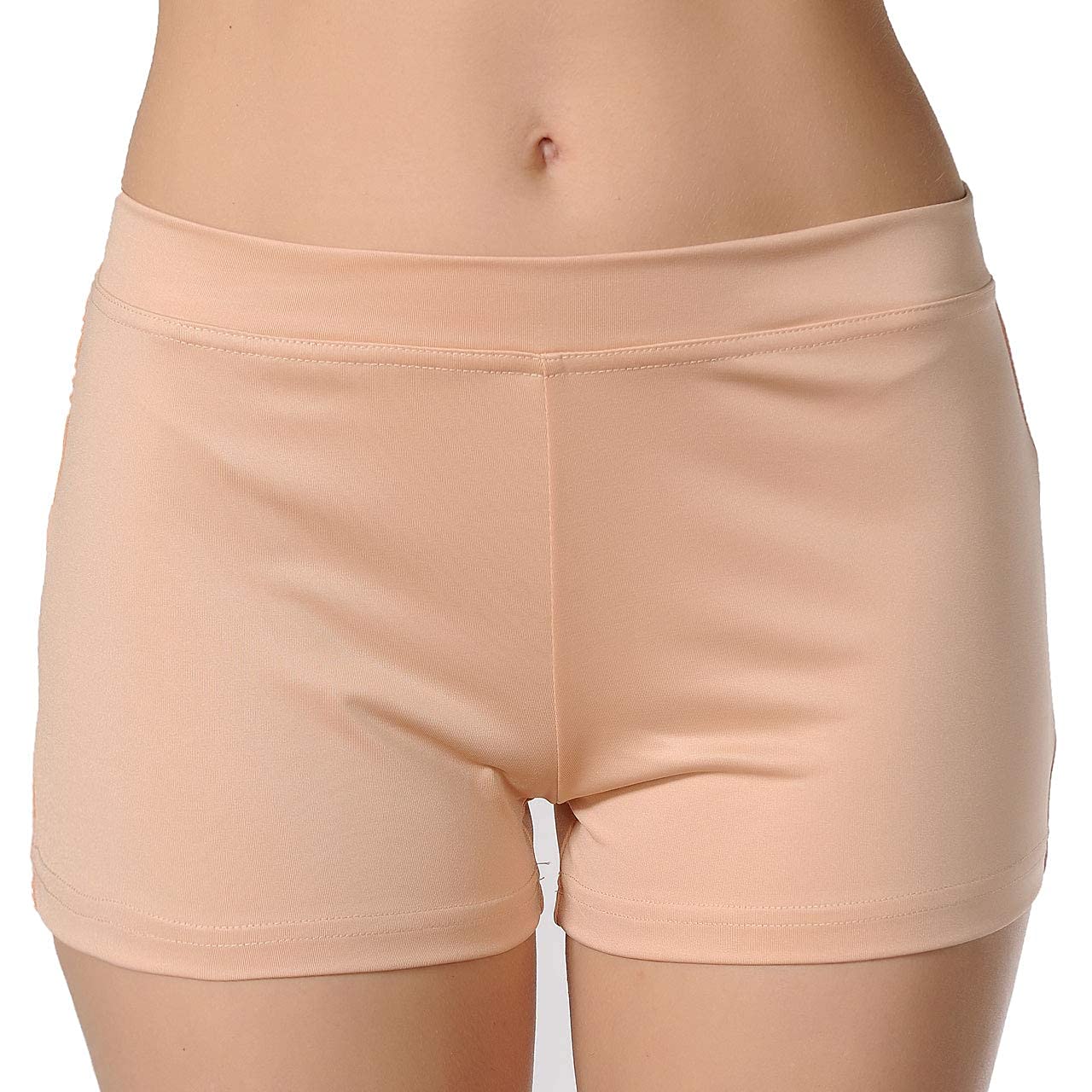 Low Rise Boy Cut Shorts for Women - Stretchy Spandex Activewear for Yoga, Dance & Workout - Perfect for Gym, Running & Fitness Training
