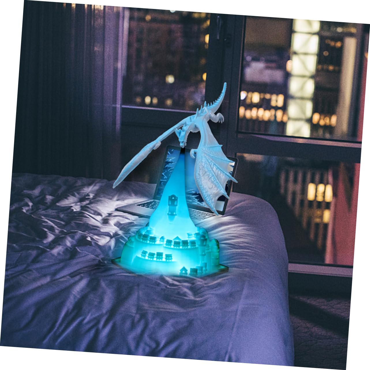3D Printing Night Light for Girls - Cute Kids Room Decor, Child Modeling Lamp, Bedside Nightlight for Nursery, Bedroom, and Playroom - Perfect Gift for Girls Toys & Household Lighting