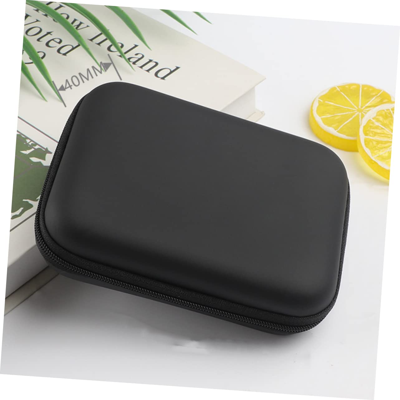 Uonlytech Shockproof Laptop Charger Pouch - Travel Organizer Bag for Electronics, Cables & Earphones (Black) | Perfect for Business Trips, Commuting & Tech Accessories Storage